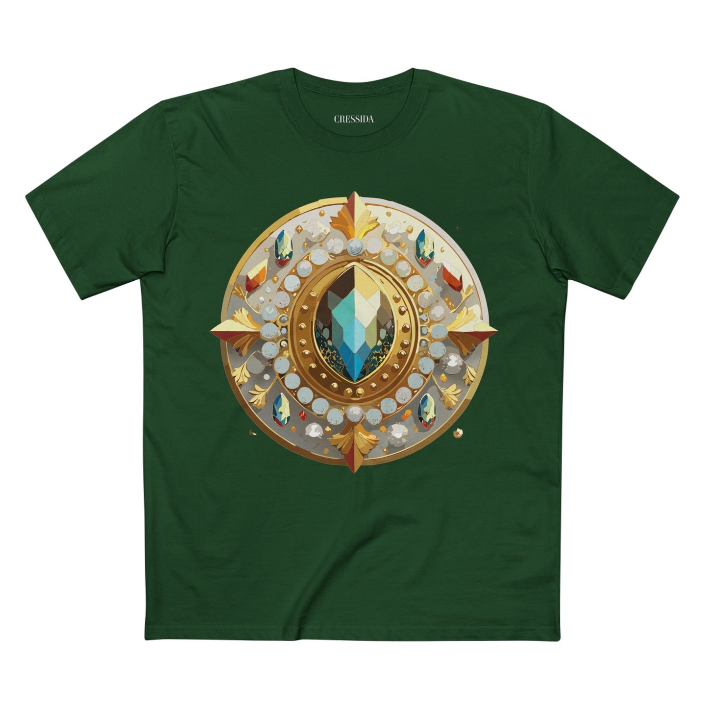 Medallion Graphic T-Shirt Unisex 100 Cotton With Gold Art Design Medal Tee 20