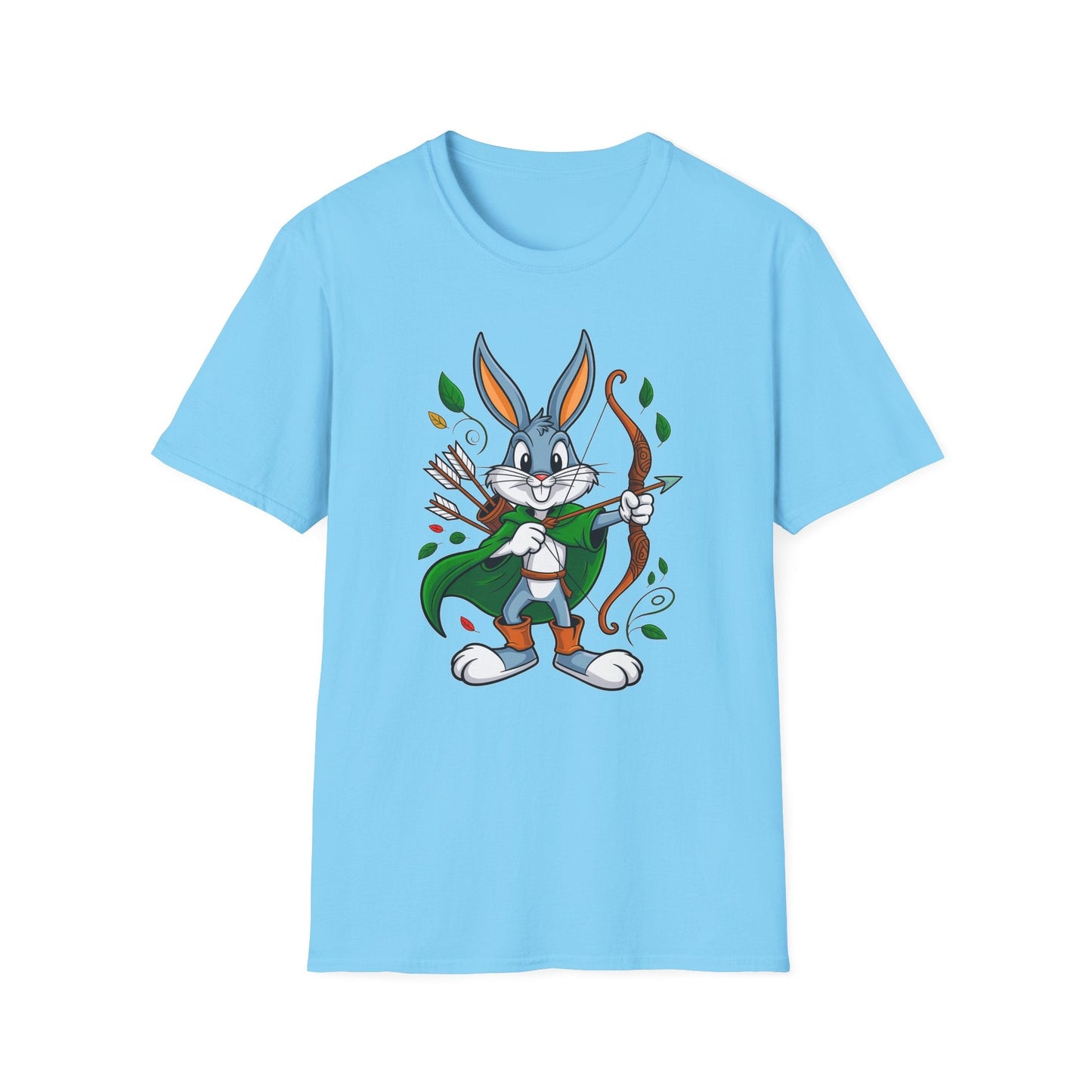 Bugs Bunny T Shirt Unisex Gildan Softstyle 100 Percent Ring Spun Cotton Cartoon Shirt Graphic