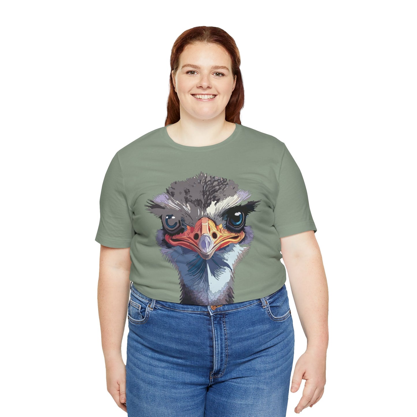 Unisex Animal Tee Shirt With Art Design Wild Animals Shirt Gildan Softstyle 64000