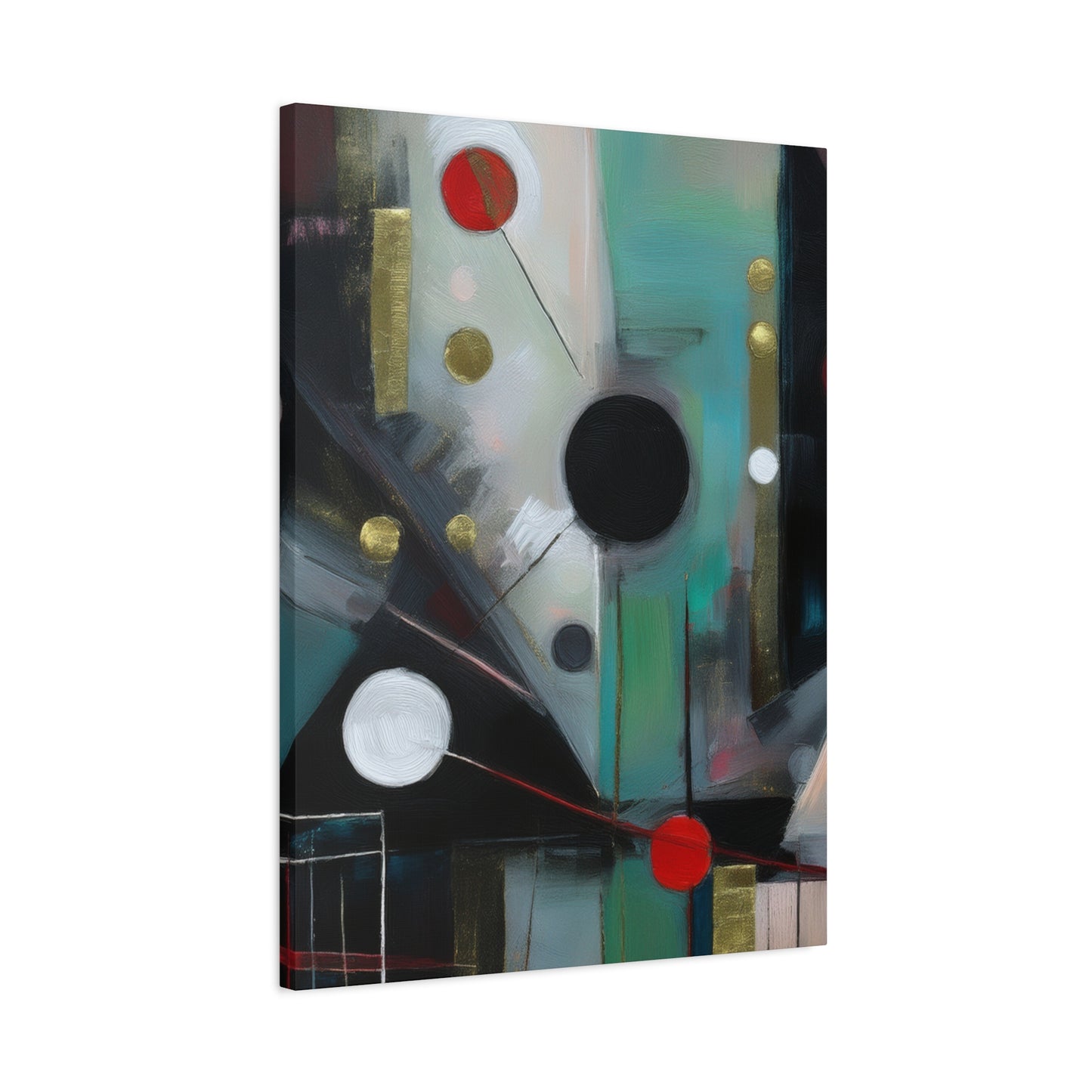 Abstract Oil Painting Print Canvas 20x24,20x30,24x30 24x32,24x36,30x40 32x48,36x48,40x60 Pine-Wood Inner Frame ABS-158