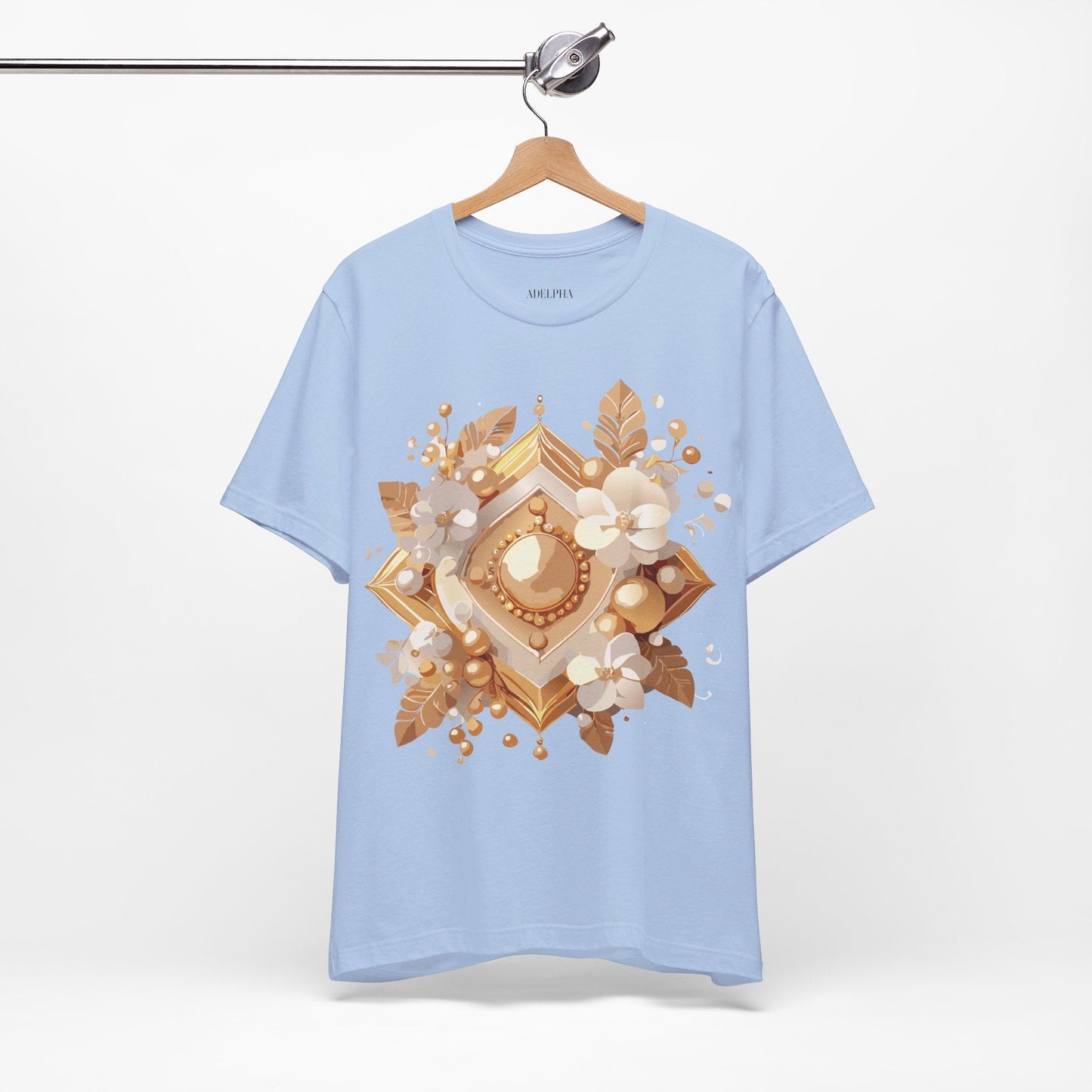 Jewelry Graphic Unisex 100 Cotton Vintage Treasure Art T-Shirt 28