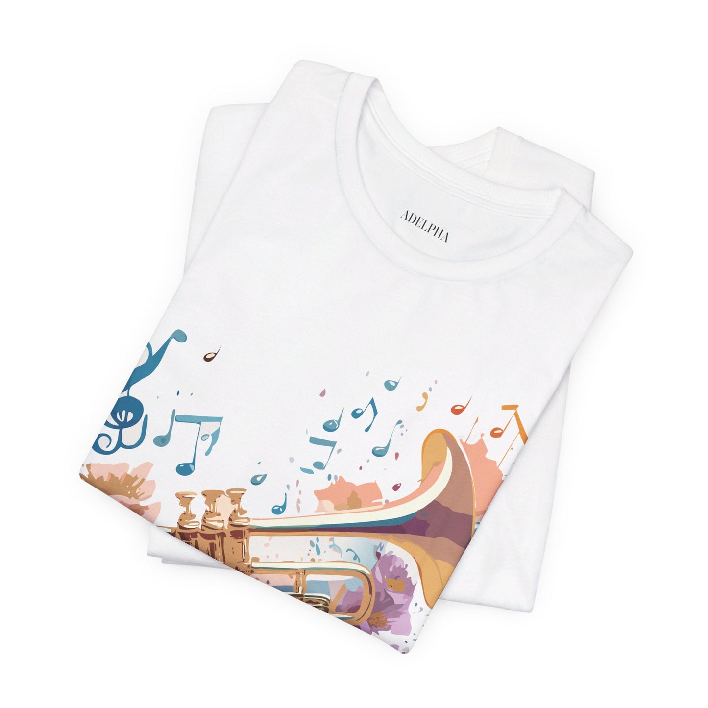 Music Graphic T Shirt Unisex Vintage Inspired Art Tee Adelpha Short Sleeve Design