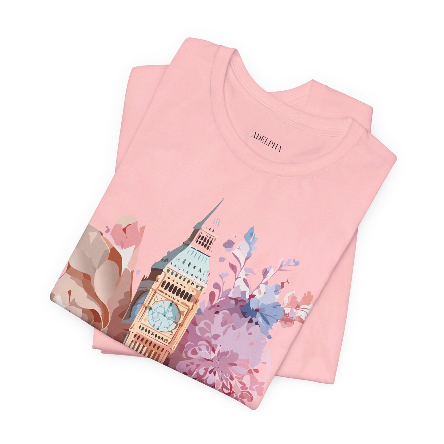 London Tourist Shirt Graphic Tee Unisex Jersey Short Sleeve Adelpha Vintage Inspired Artwork