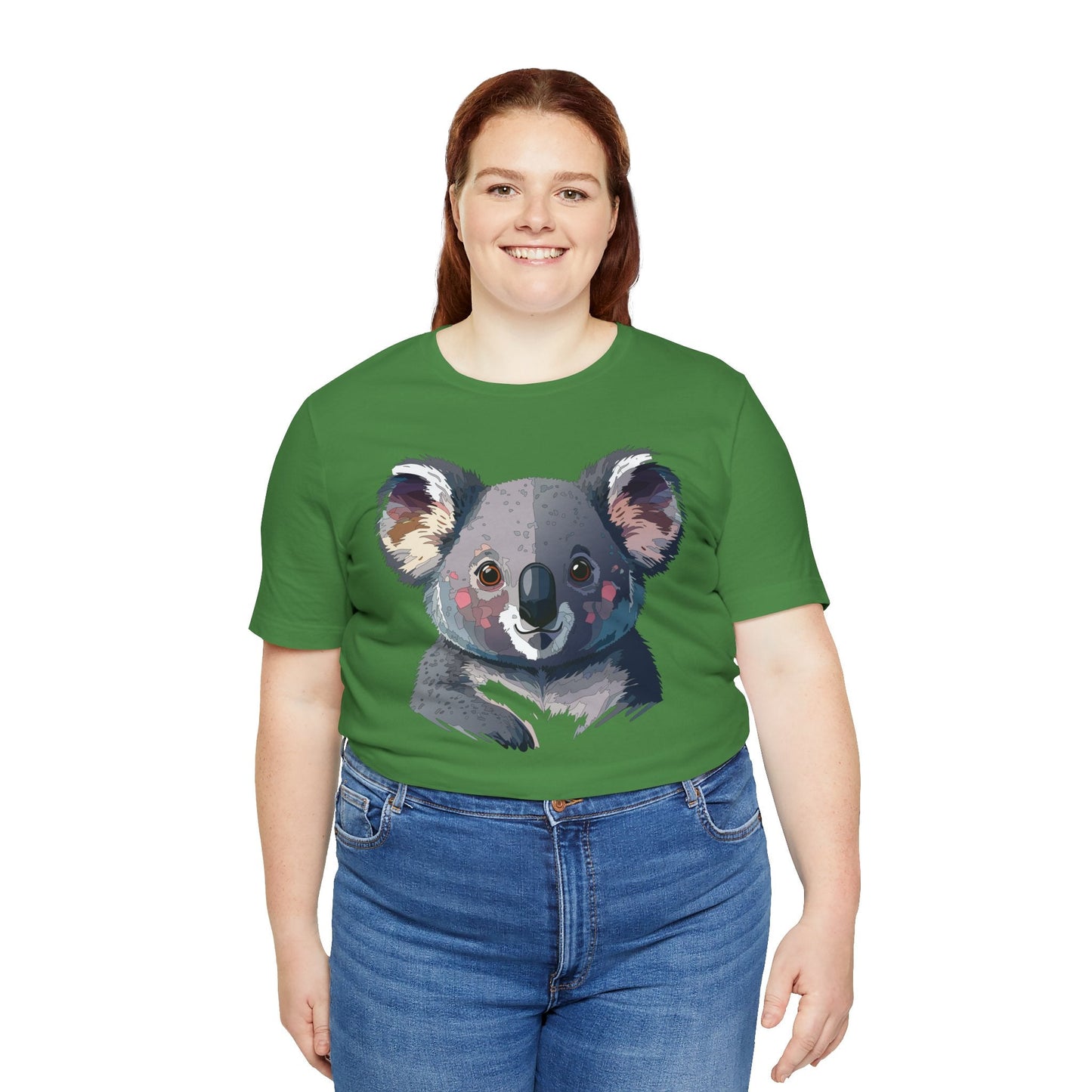 Unisex Animal Shirt With Animal Art Design Tee Wild Animals Short Sleeve Jersey Cotton