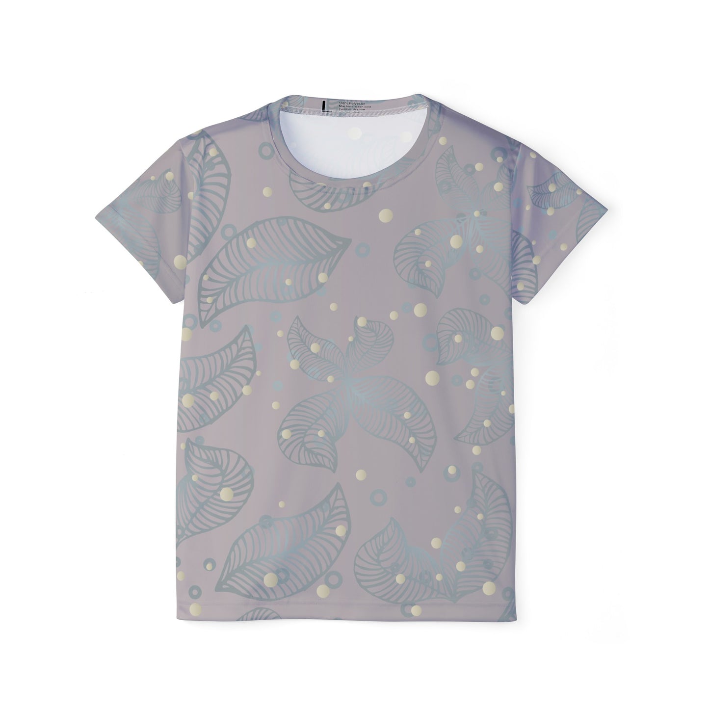 Poly Jersey Tee Shirt with floral prints