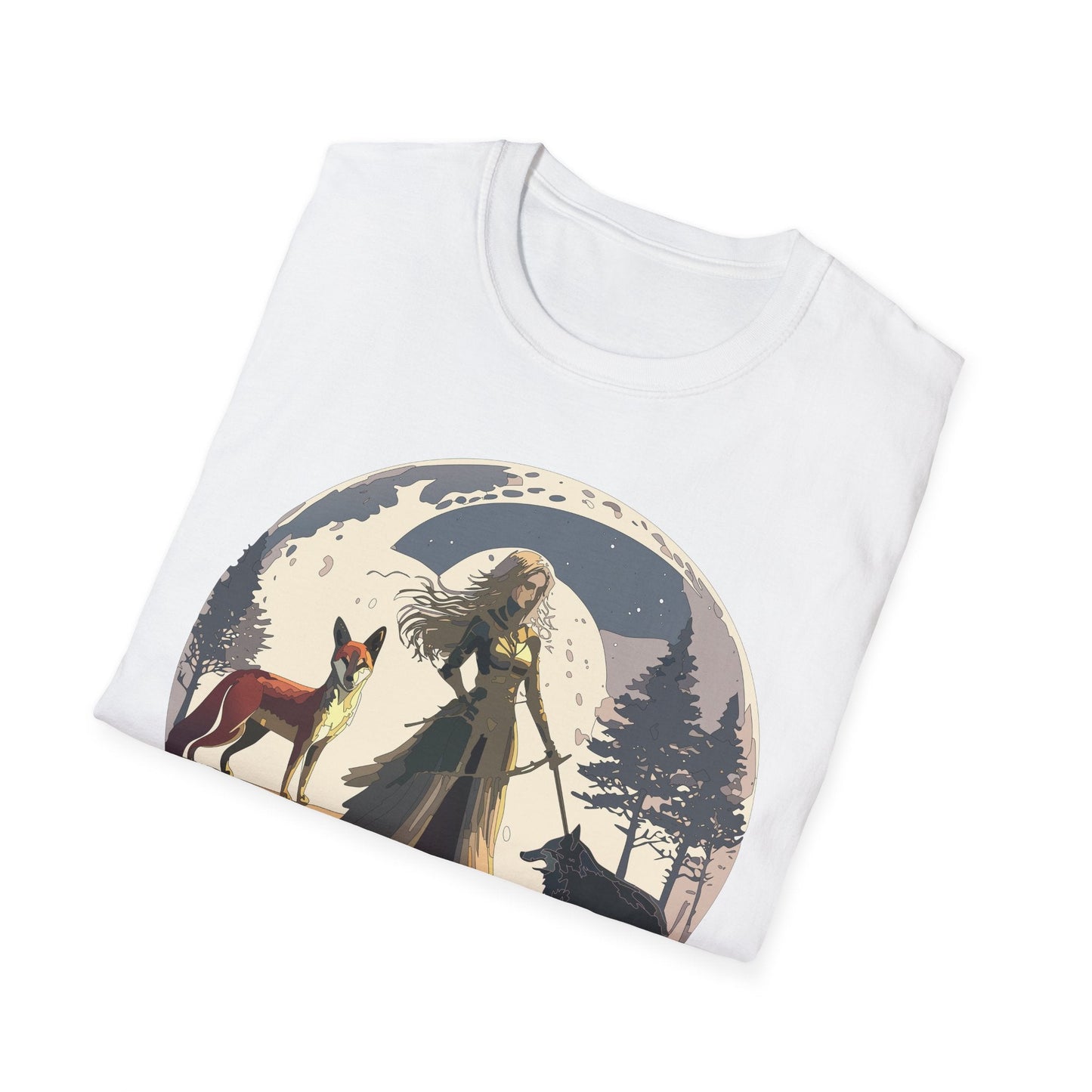 Womens Graphic T Shirt Art Design Tee Softstyle 64000 Gildan Unisex Short Sleeve