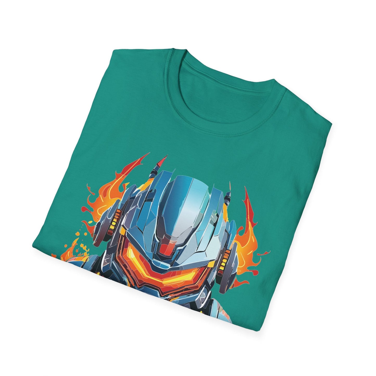 Cyborg Tee Unisex Robot Terminator Shirt Softstyle Gildan 64000 Short Sleeve Art Design