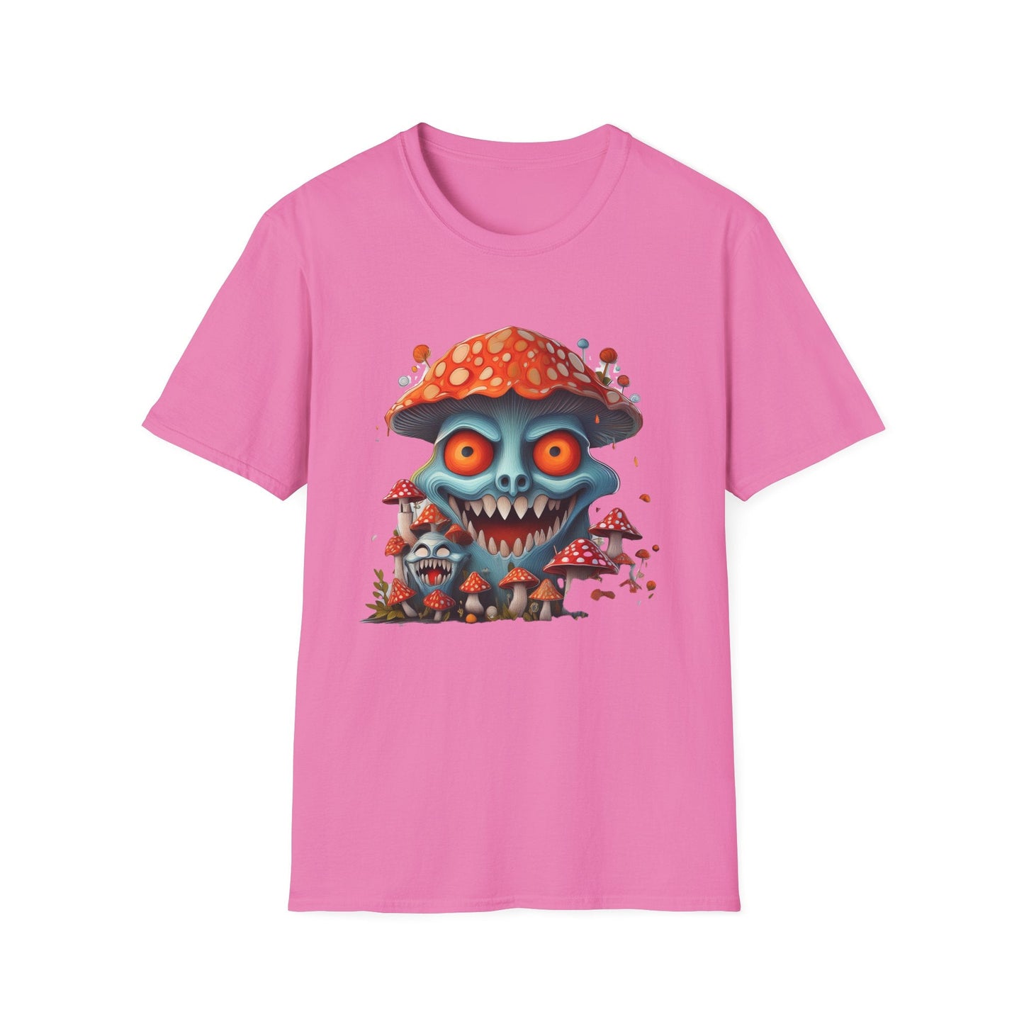 Mashroom Tee Shirt Unisex Softstyle Gildan 64000 Short Sleeve Tee With Funny Mashroom Fungus