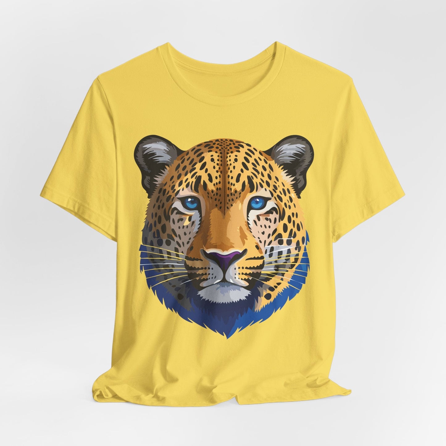 Unisex Animal Graphic Tee Shirt With Wildlife Art Design For Everyday Comfort Short Sleeve