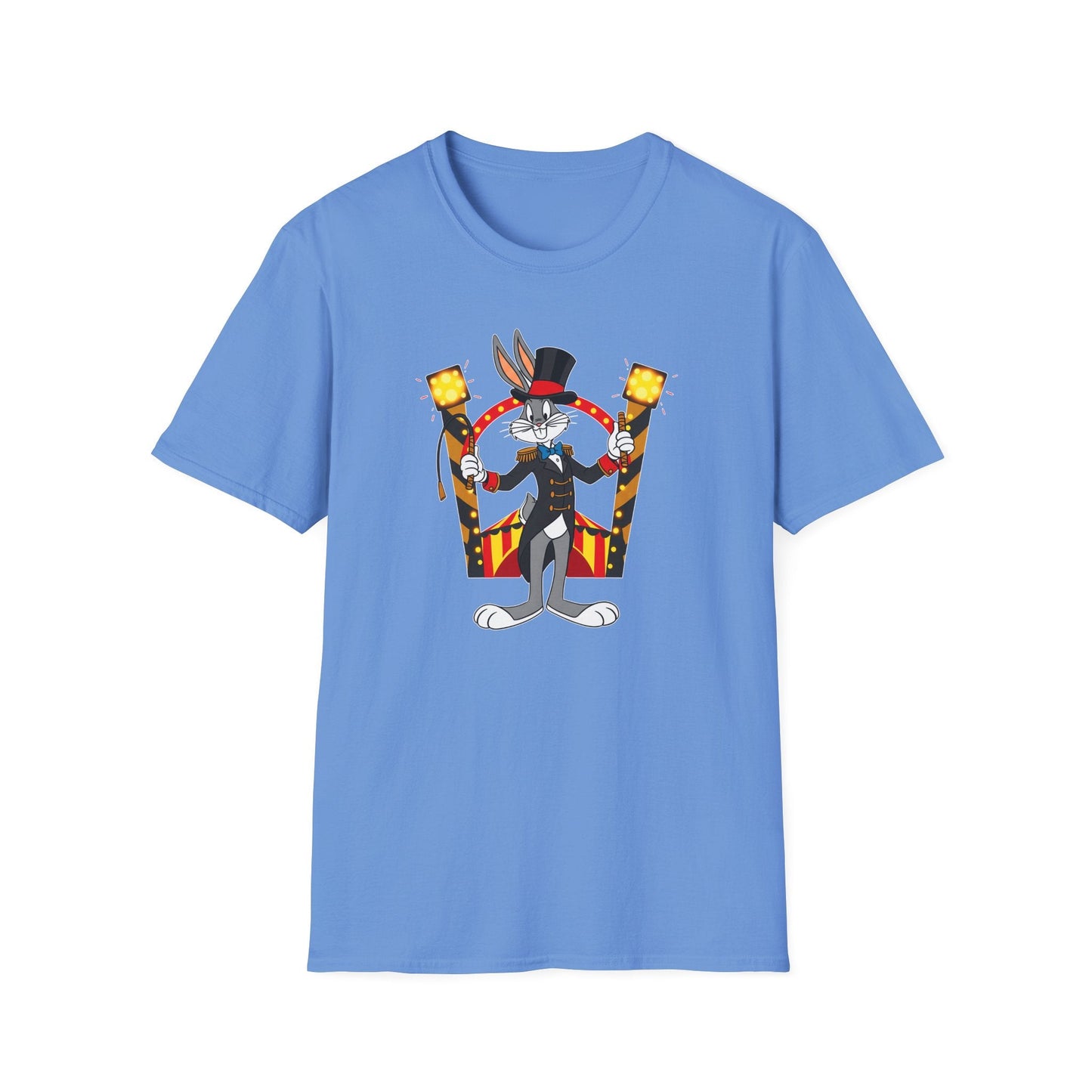 Bugs Bunny T Shirt Unisex Cartoon Tee Gildan Softstyle 64000 Tee Comfort Cotton Fabric