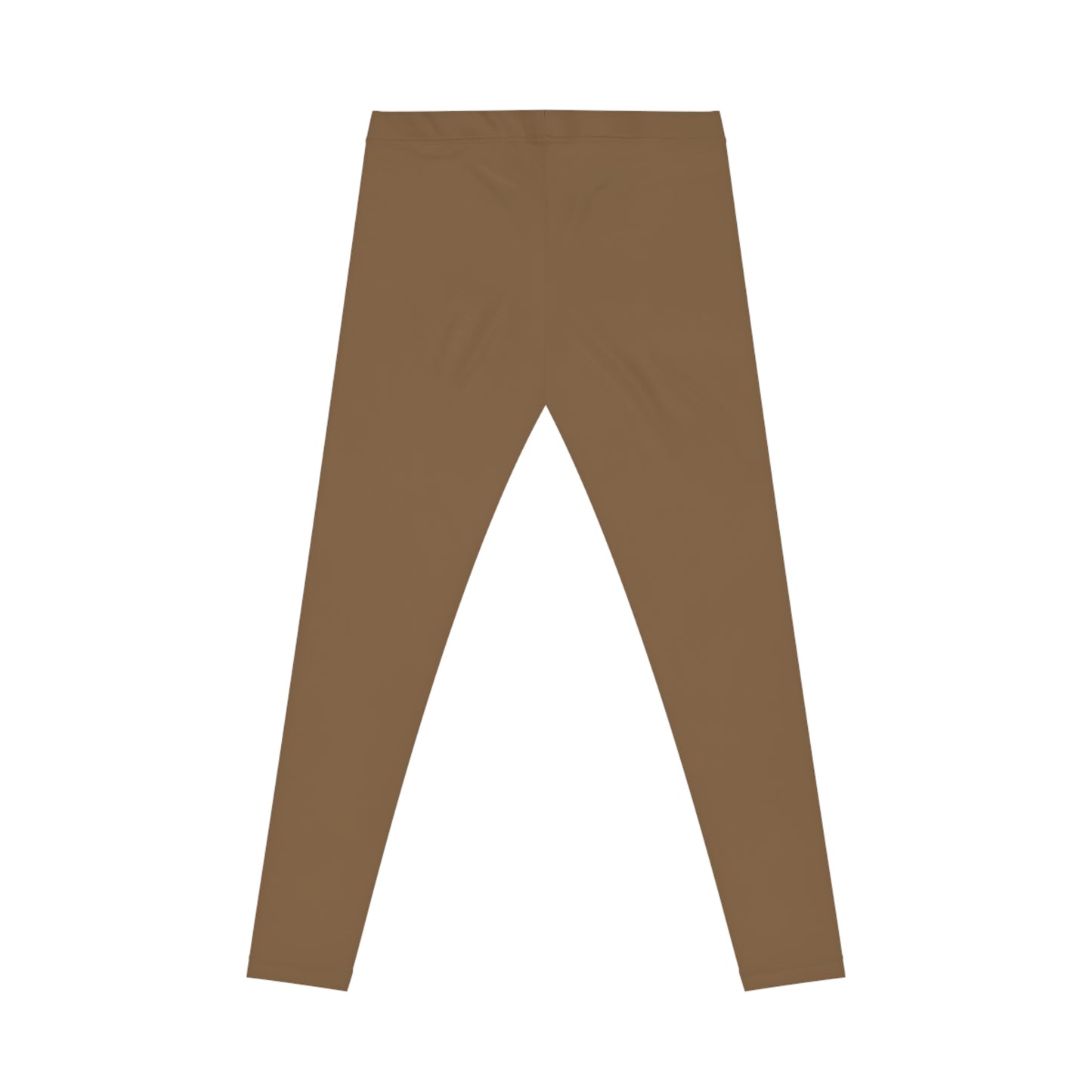 Olive Wood Color Women's Poly-Span Casual Leggings XS-2XL