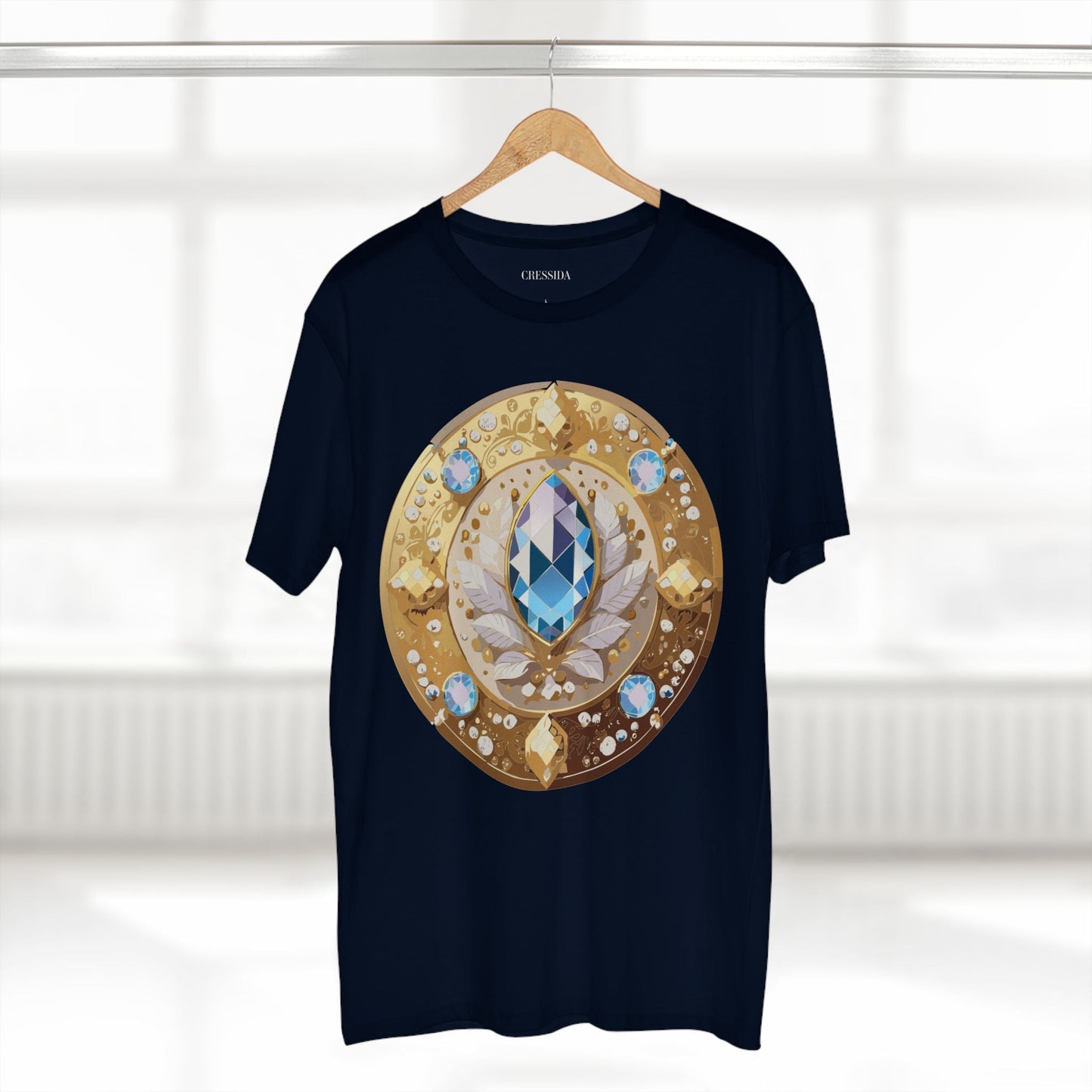 Medallion Graphic T-Shirt Unisex 100 Cotton With Gold Art Design Medal Tee 17