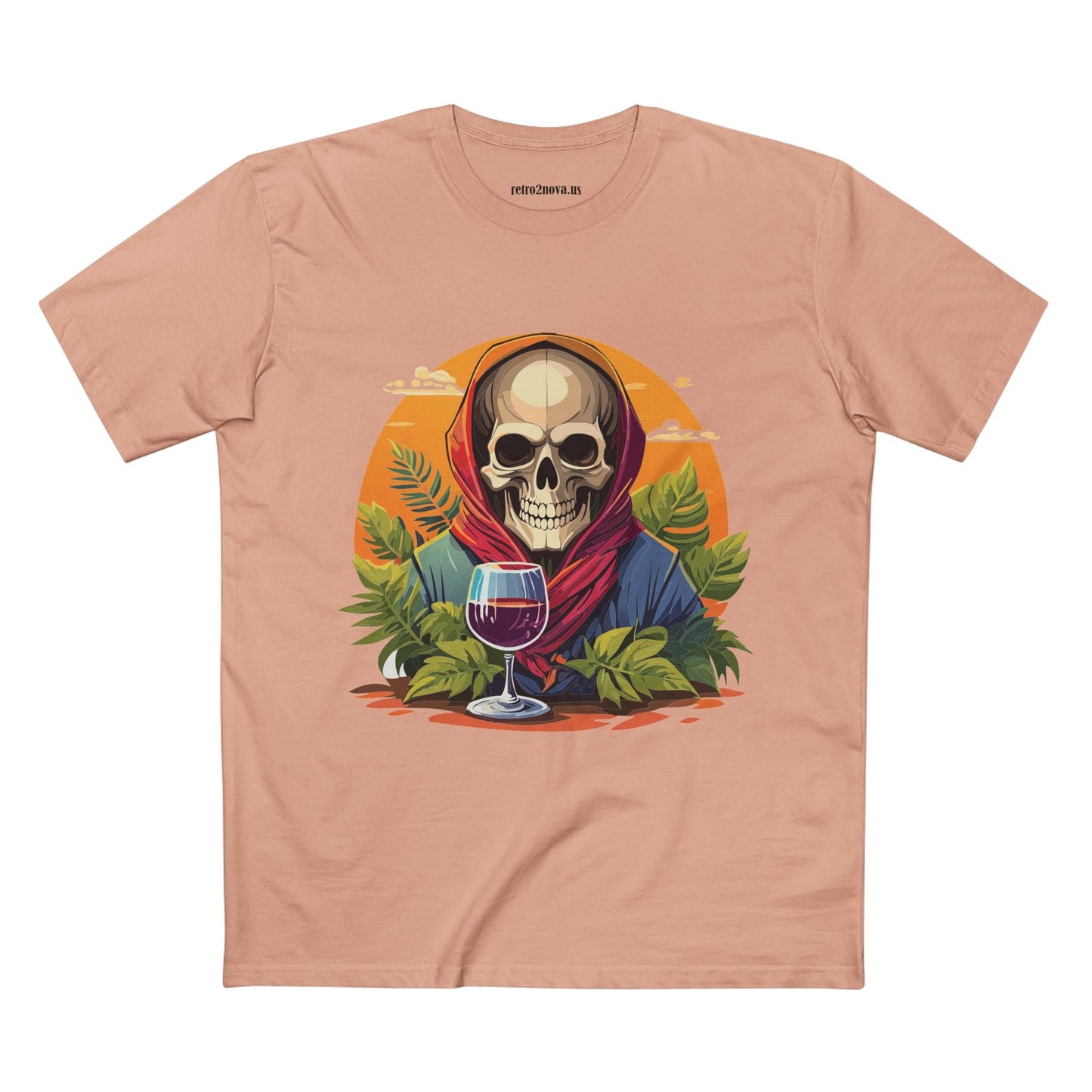 Skull Shirt Skeleton Shirt SS22 Unisex Premium Cotton Tee With Original Art Design Retro2Nova
