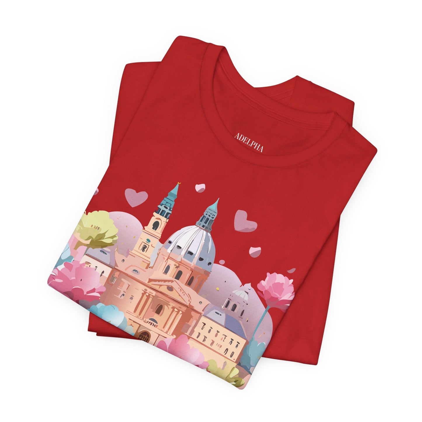 Prague Tourist Graphic Tee By Adelpha Unisex Vintage Inspired Art Shirt Original Artwork