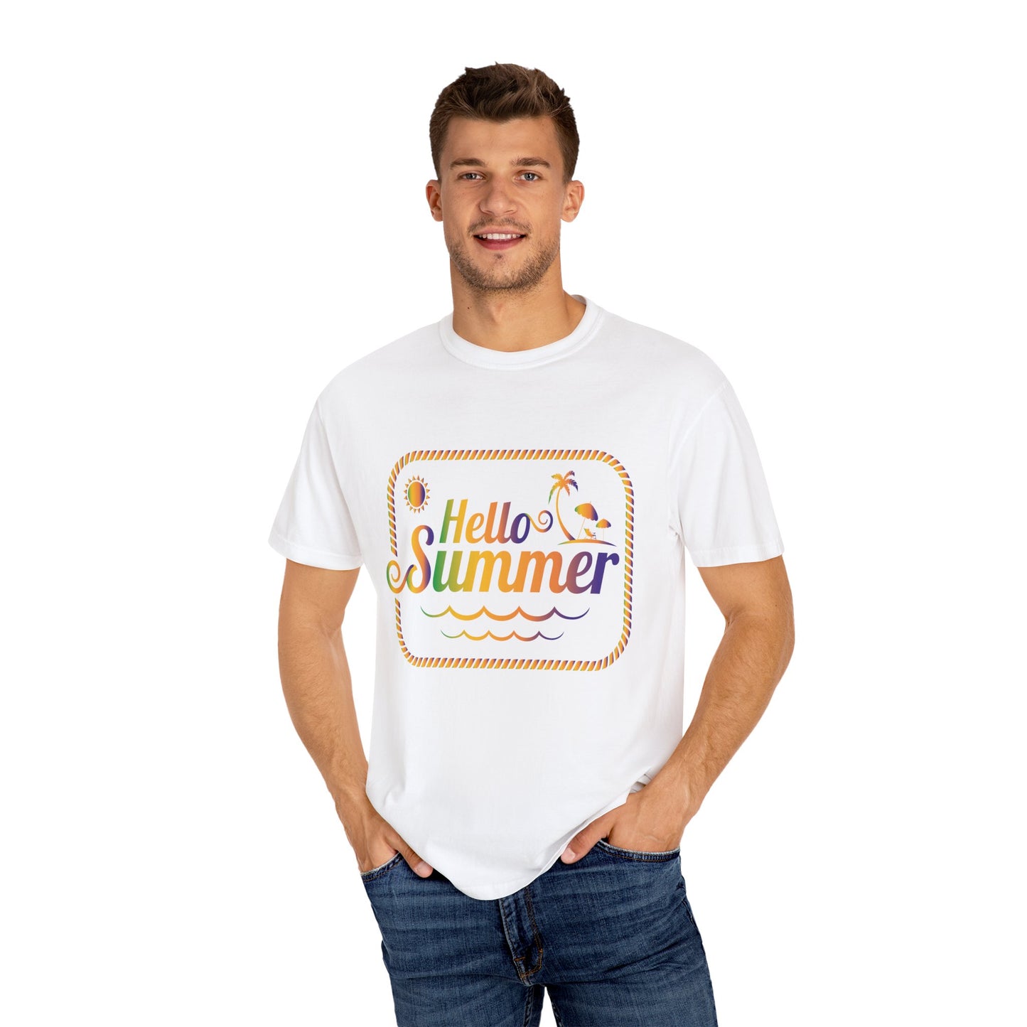 Unisex T-shirt with summer design