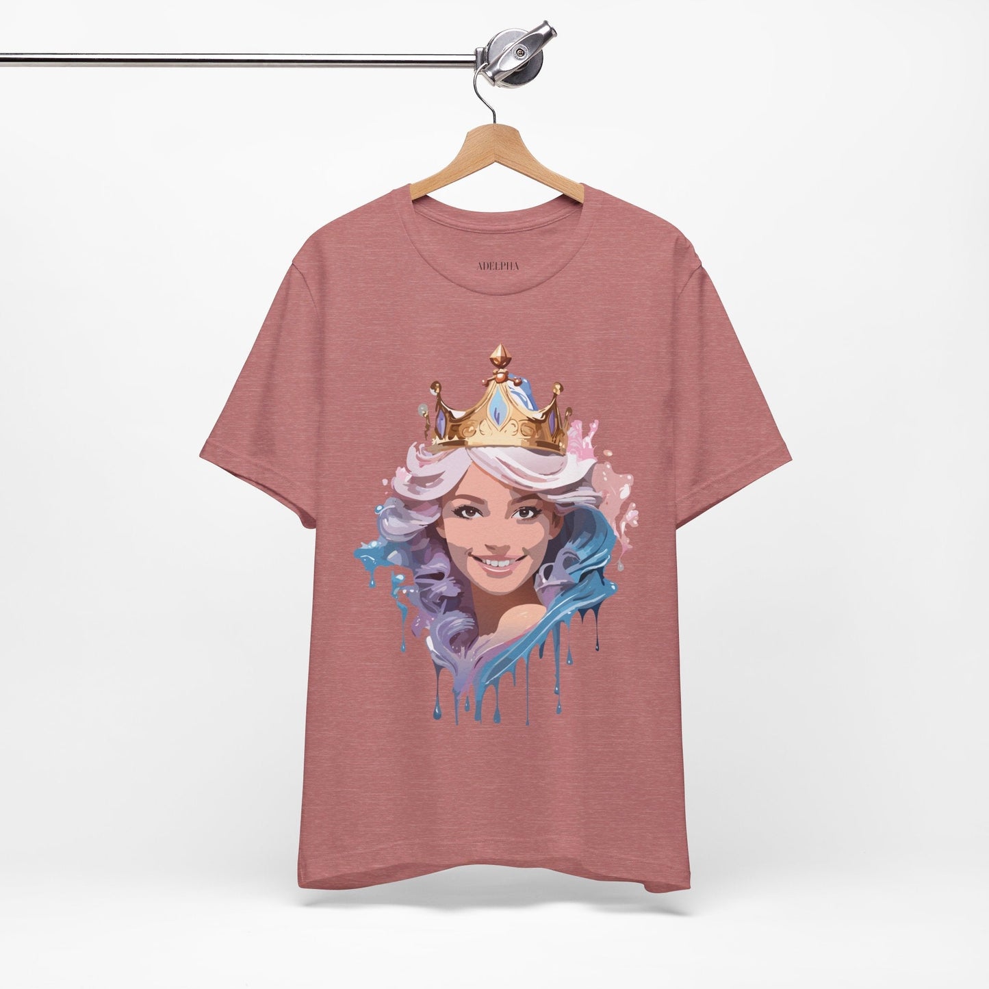 Queen Graphic Tee From Adelpha Vintage Inspired Art Design Unisex Jersey Short Sleeve