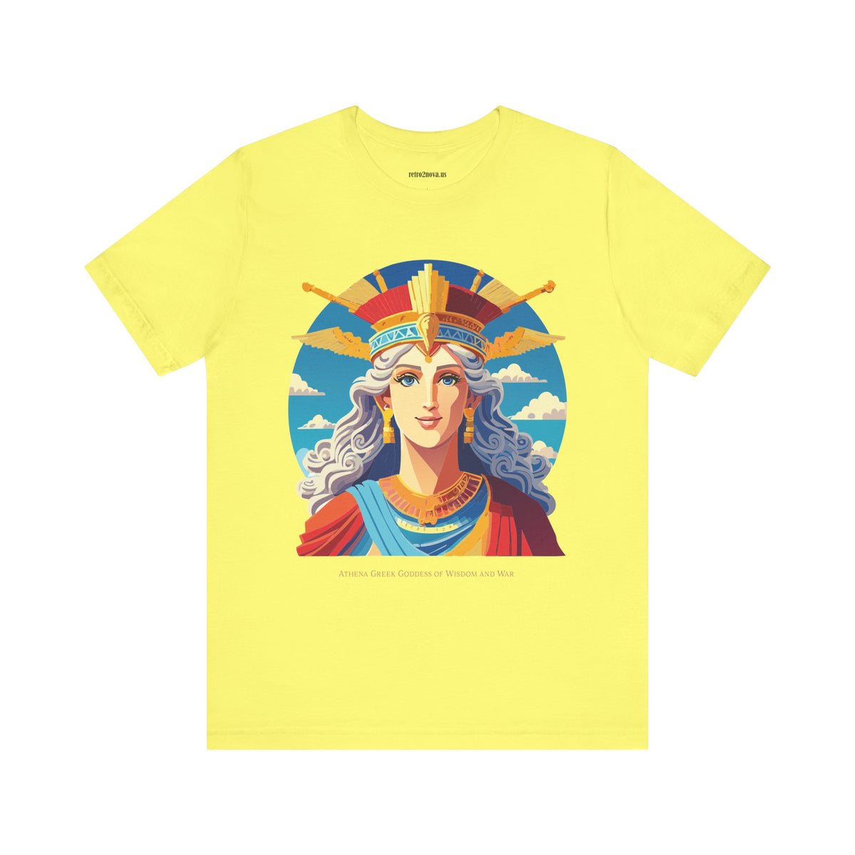 Goddess Graphic Unisex Cotton Bella+Canvas Tee with Athena