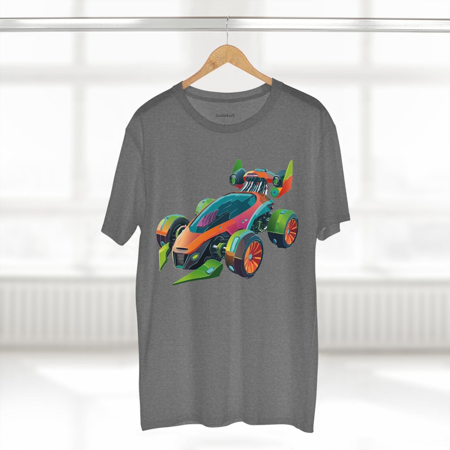 Car Graphic Unisex 100 Cotton Staple Tee 21