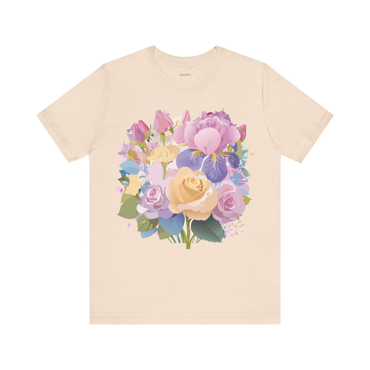 Floral Graphic Tee Shirt - Bella+Canvas Unisex 100 Cotton 41