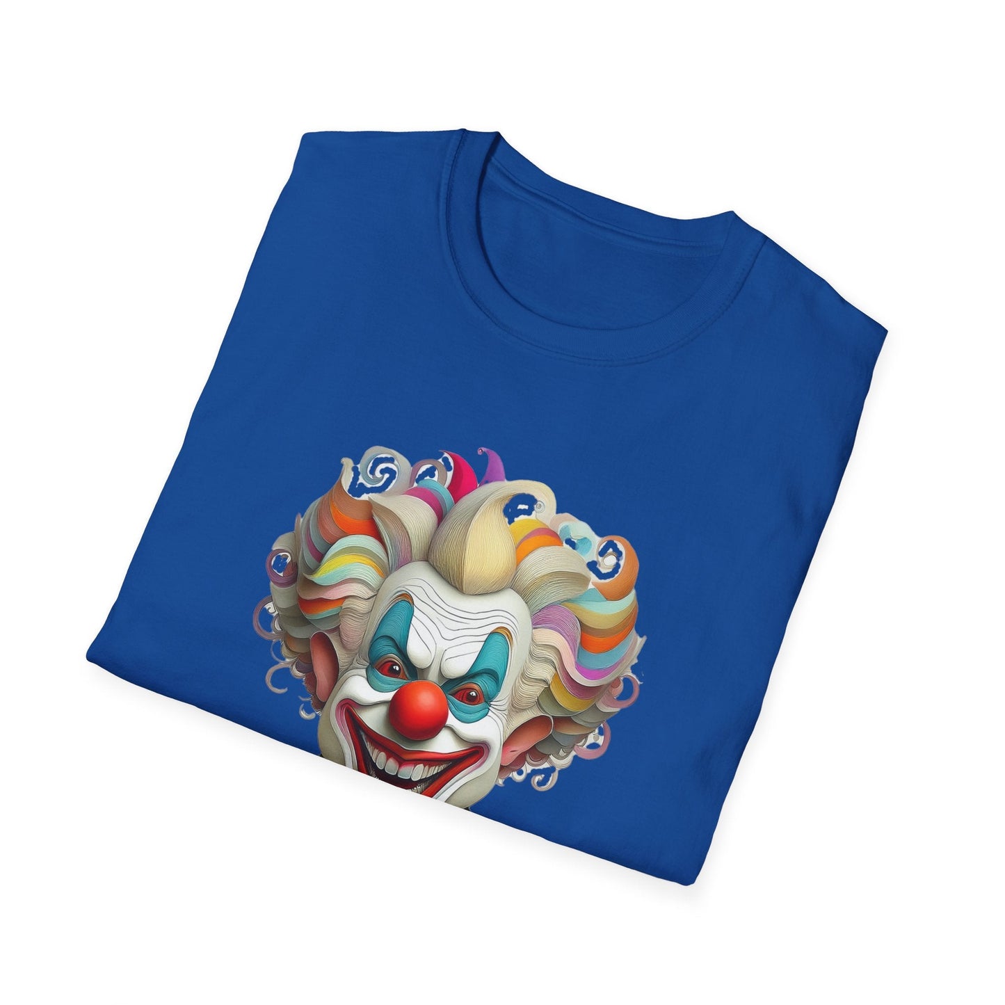 Clown Shirt Unisex T Shirt With Funny Man Circus Motif And Scary Man Design Graphic Print