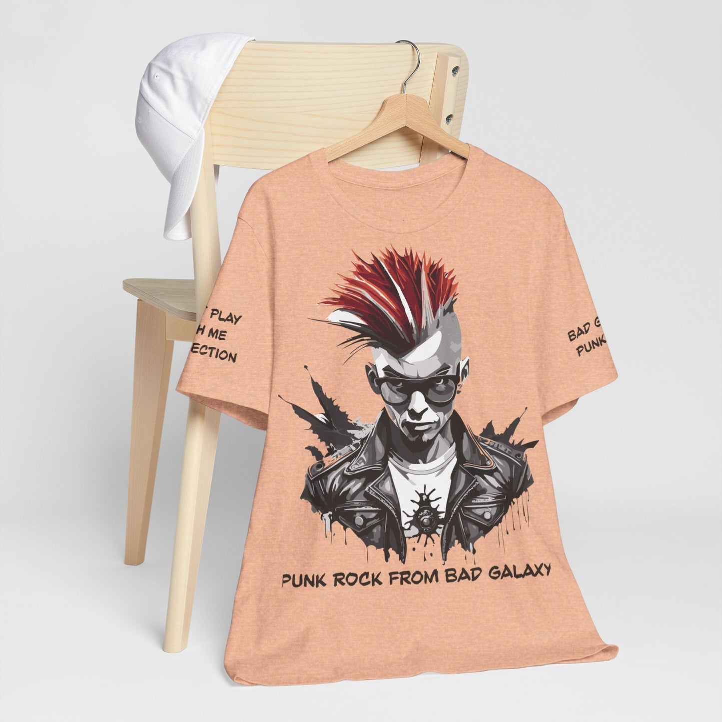 Punk Rock Tee Shirt Made In USA Free Shipping 100 Percent Cotton With Durable Stitching