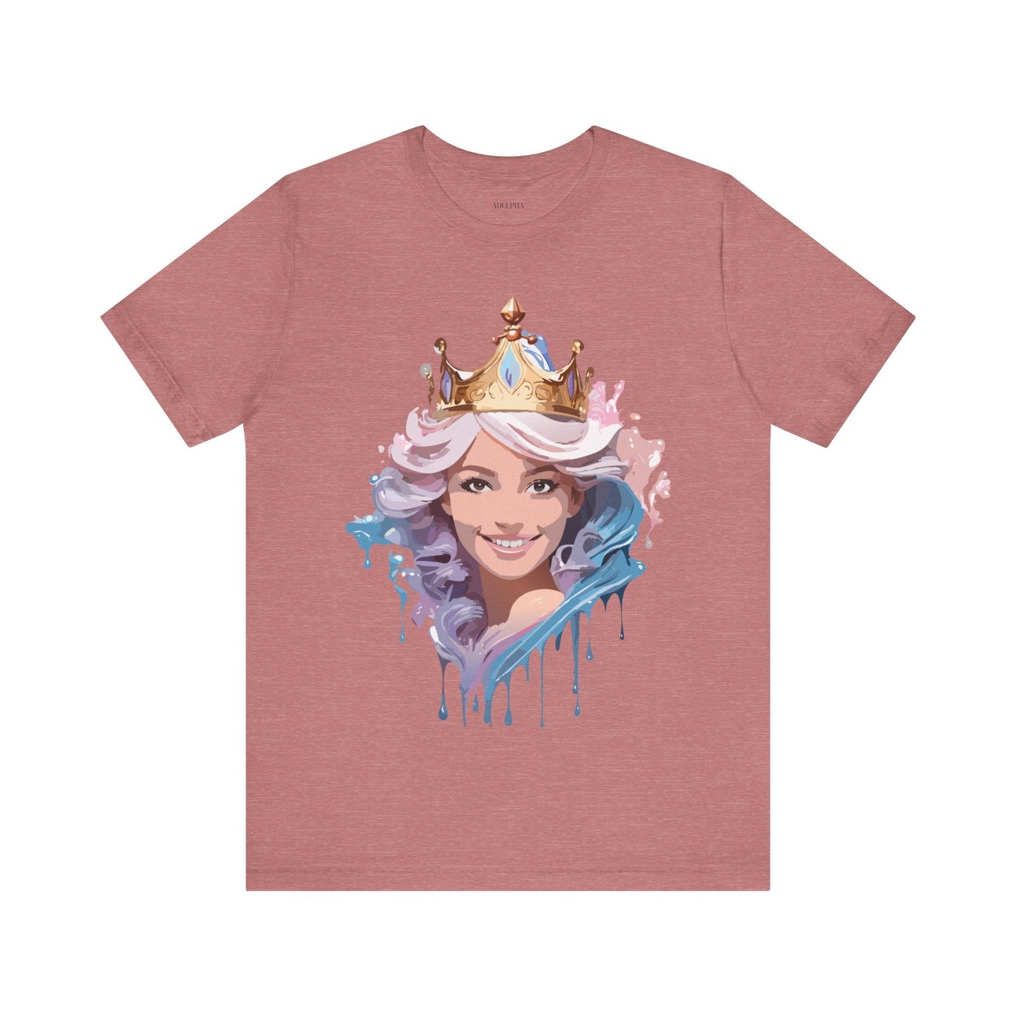 Queen Graphic Tee From Adelpha Vintage Inspired Art Design Unisex Jersey Short Sleeve