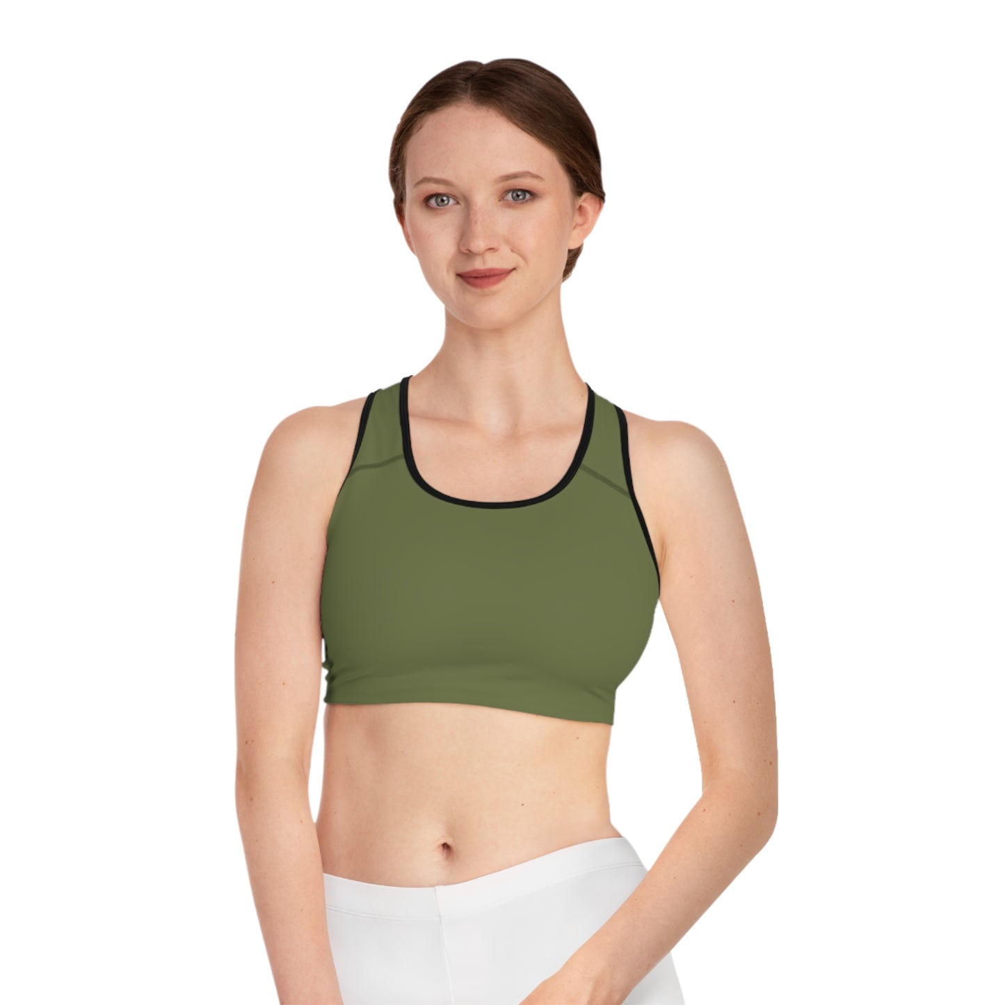 Green Color Sports Bra, Green Sports Bra 10