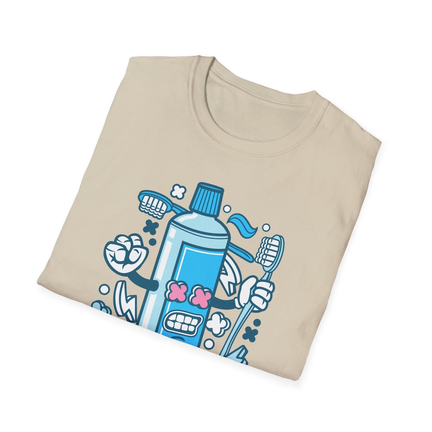 Cartoon Animation T Shirt Unisex Gildan Softstyle 64000 Tee With Fun Art Design Artwork