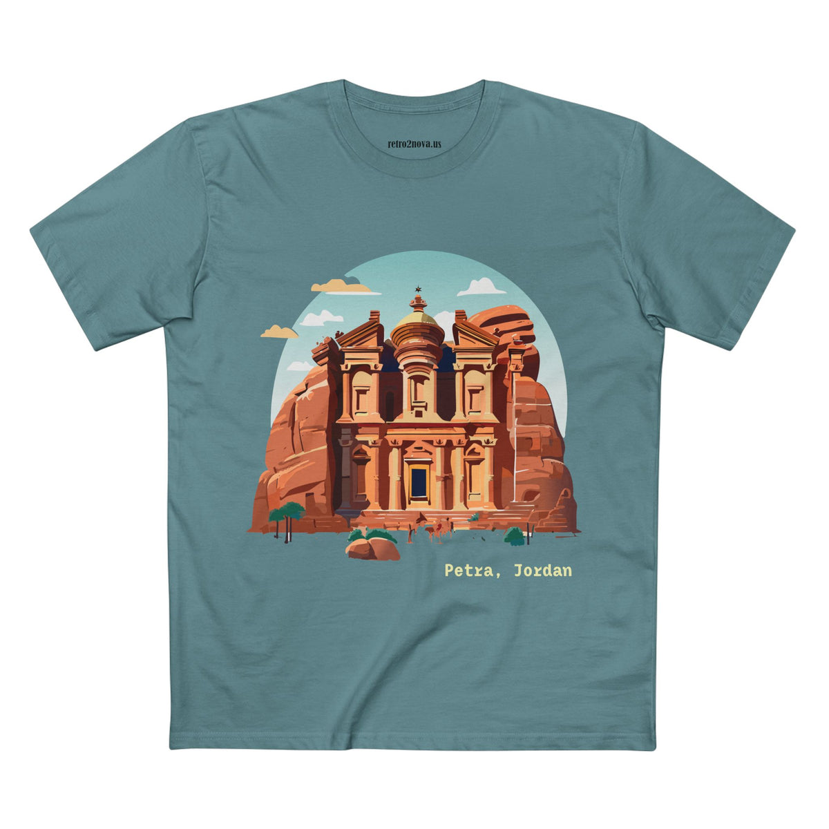 Petra Jordan illustration T-Shirt | Travel souvenir tee