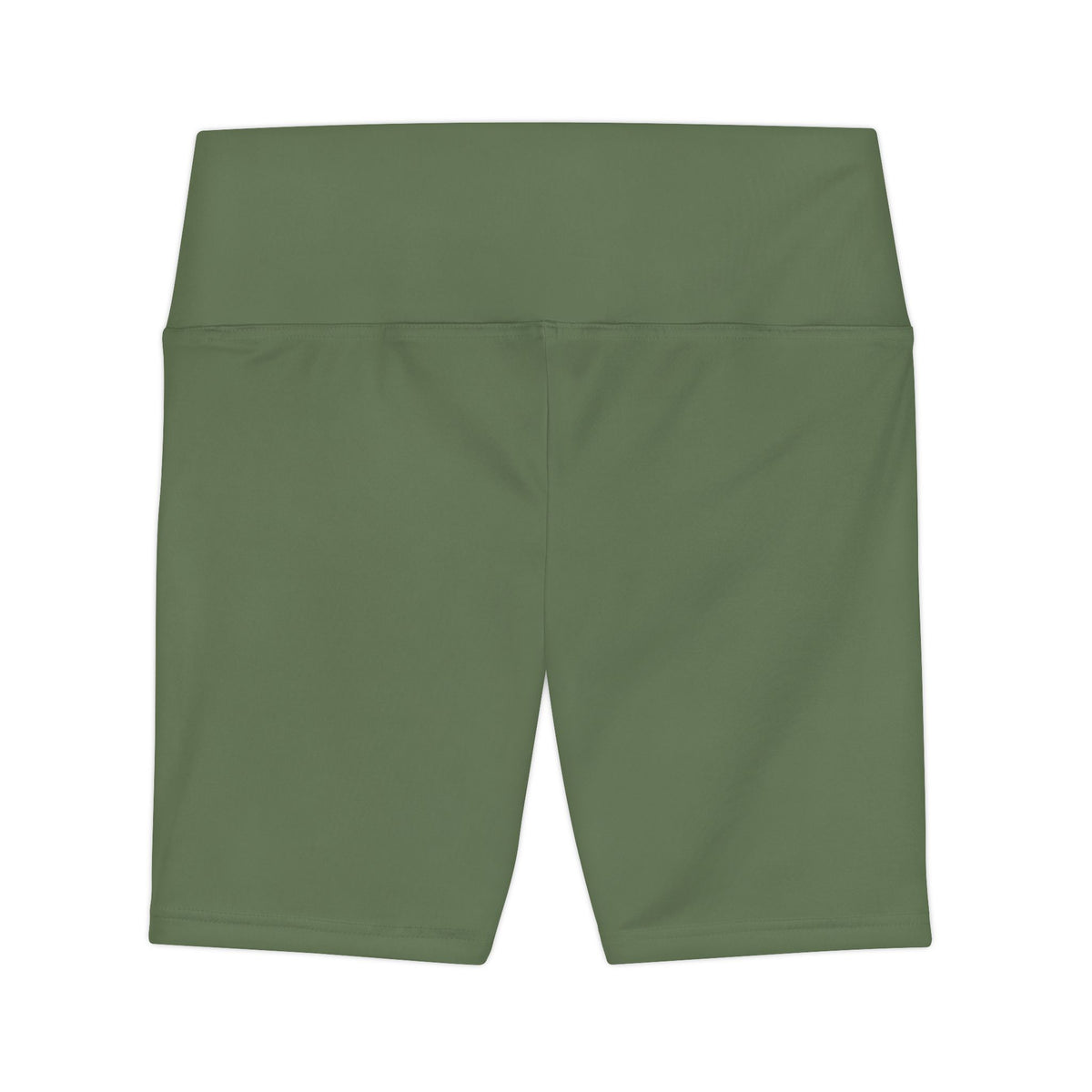 Dusty Olive High-Waist Olive Women’s Workout Shorts — Performance Biker Shorts for Gym, Yoga & Everyday Activewear