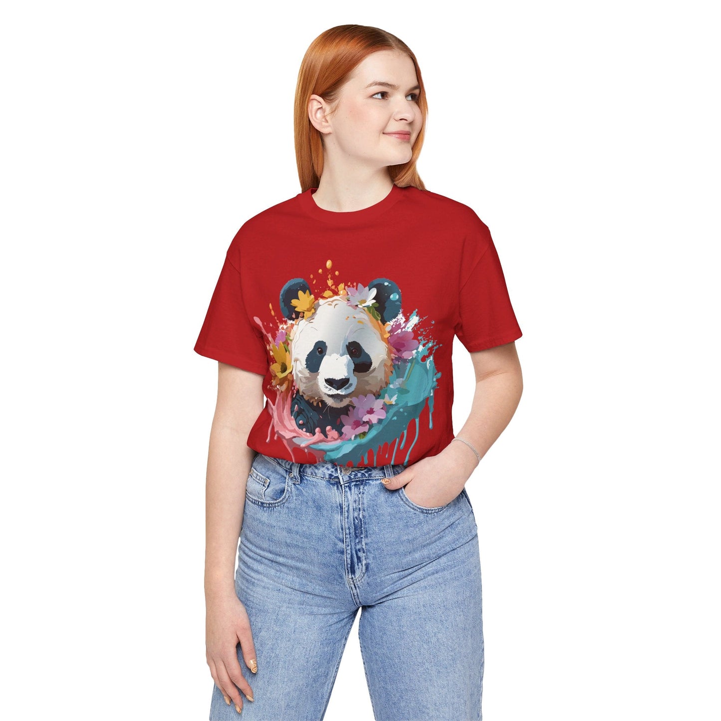 Adelpha Panda Graphic Tee Unisex Short Sleeve Vintage Inspired Artwork Shirt Premium Quality