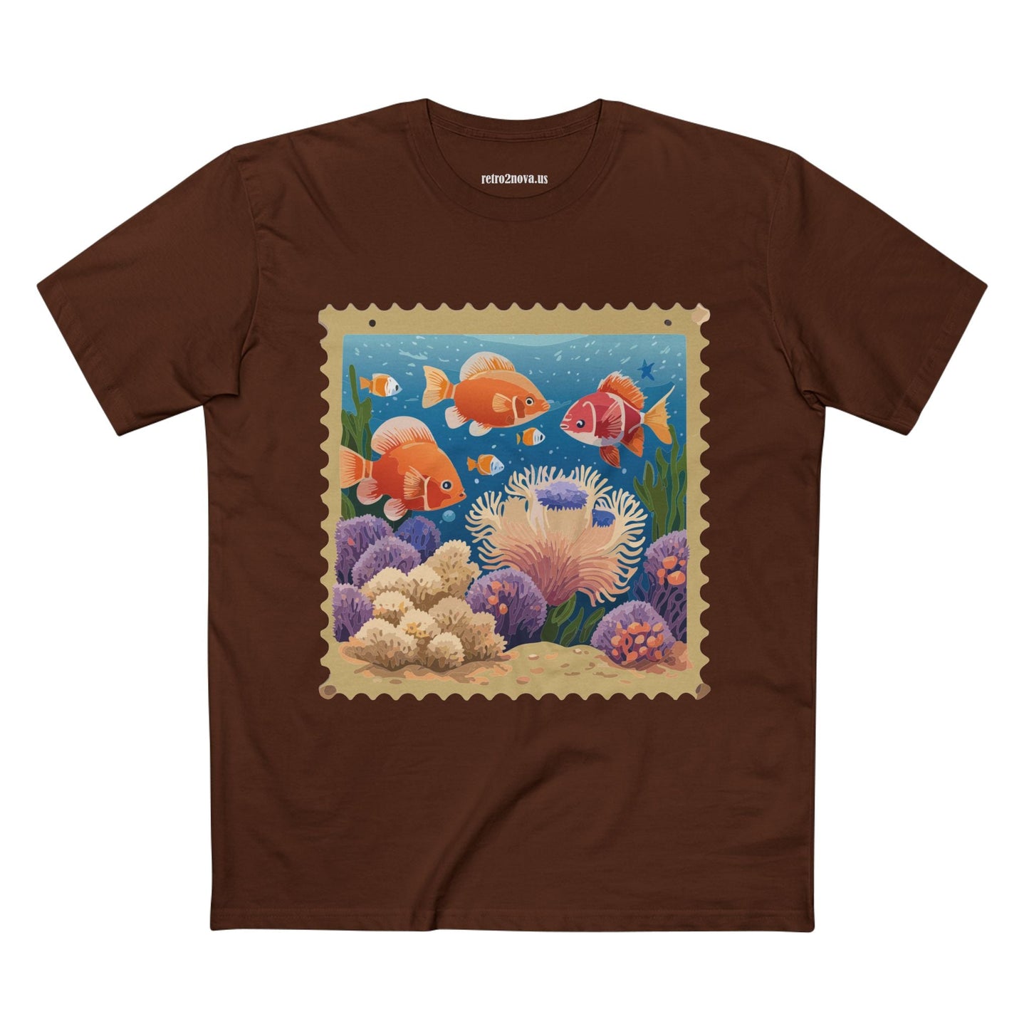 Stamp Shirt Postage Stamp Tee PS20 Unisex Premium Cotton Art Tee Retro2Nova Collection