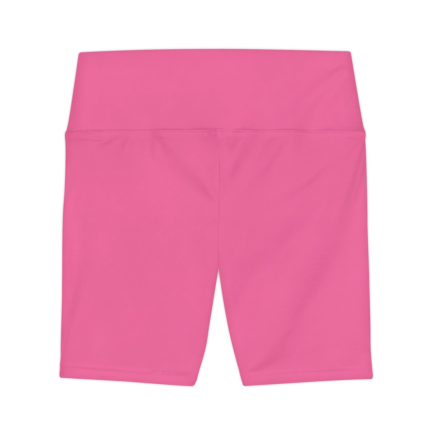 Rose Kiss Women's Workout Shorts — Solid High-Waist Biker Shorts for Exercise & Everyday Wear