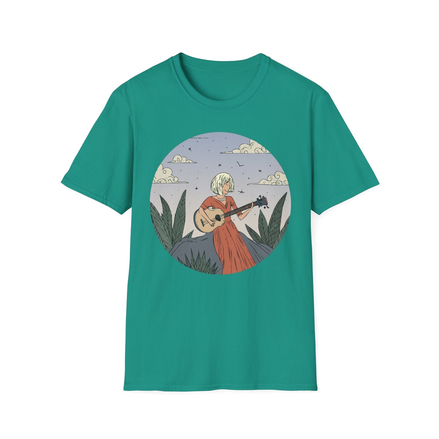 Womens Graphic T Shirts Art Design Tee Unisex Softstyle Gildan 64000 100 Percent Cotton