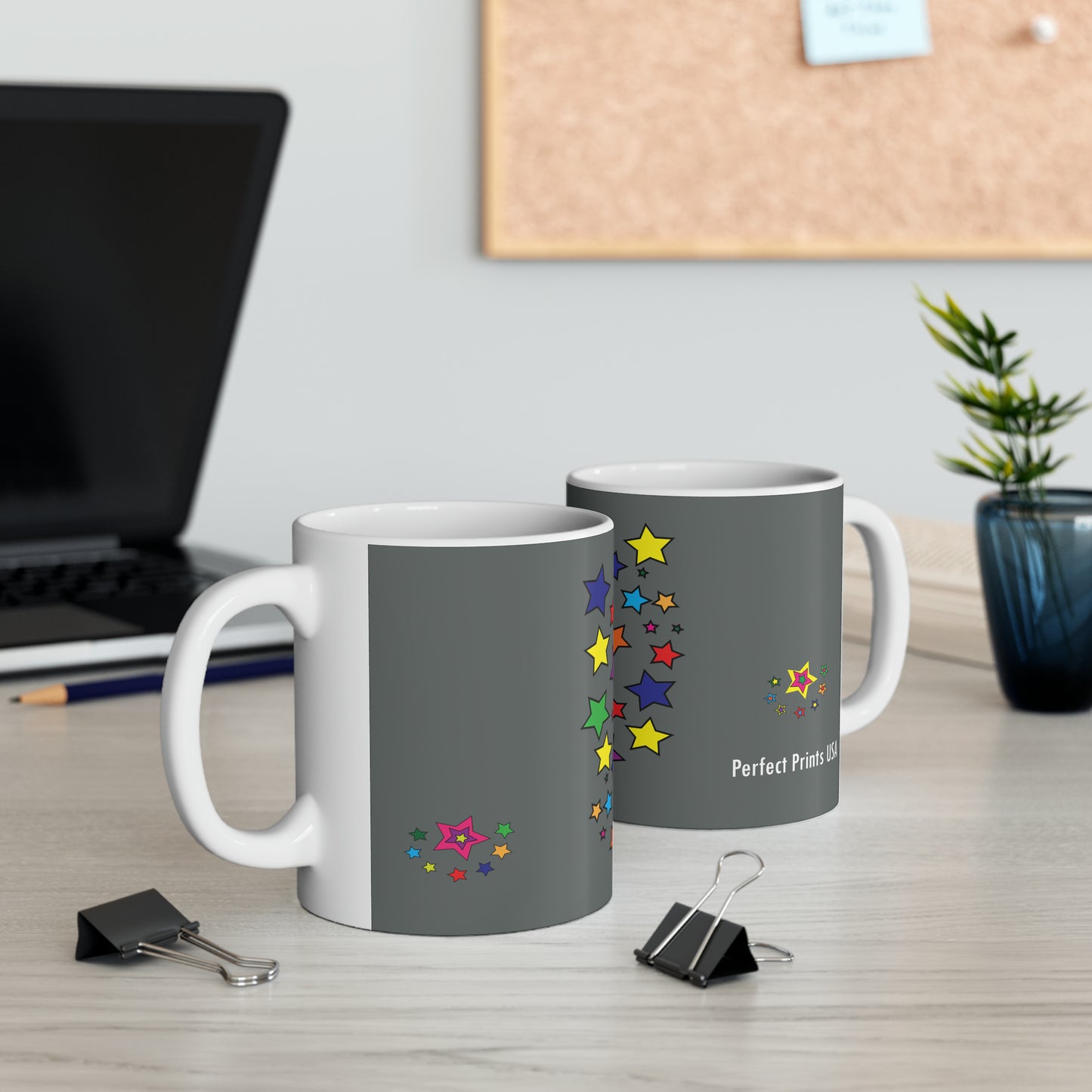 Coffee & Tea Mug with Stars print