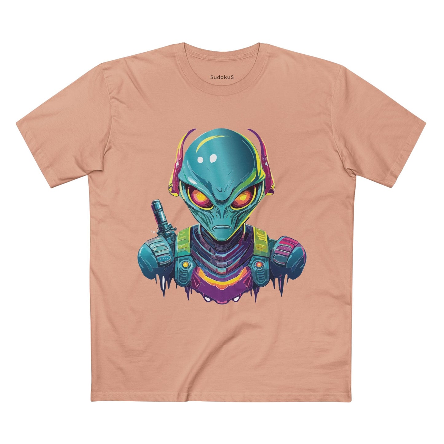 Aliens Graphic Unisex 100 Cotton Staple Tee 5