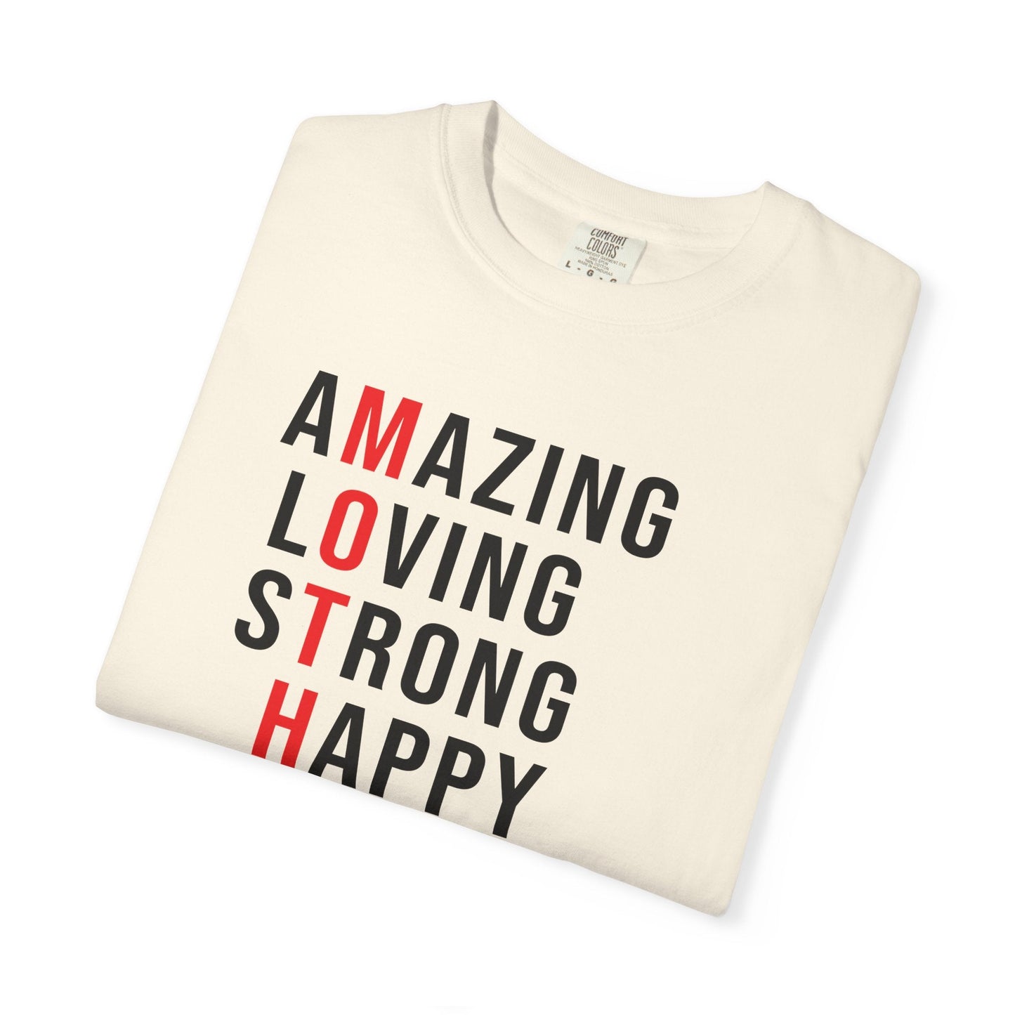 Mom T-shirt Mother's Day Mama Tee Unisex Comfort Colors Garment-Dyed Cotton h14