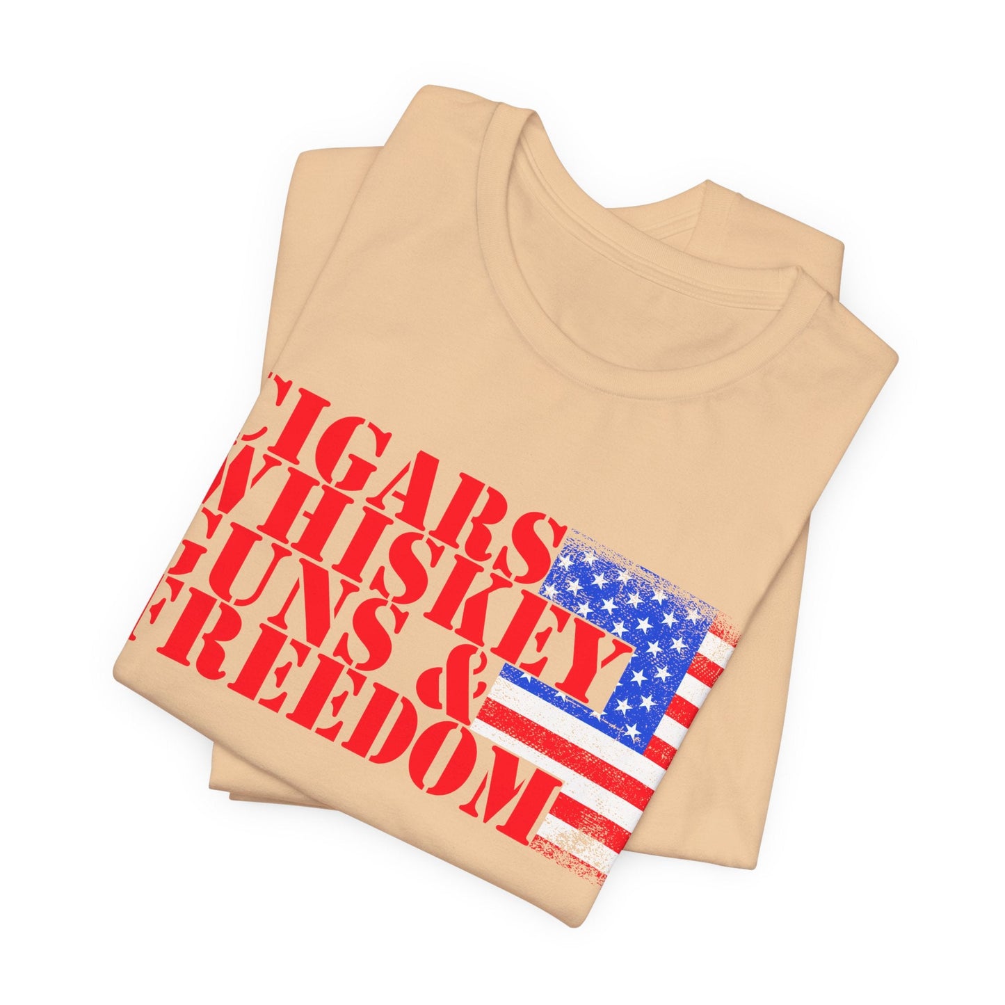 American Flag Graphic Unisex Cotton T-Shirt a2