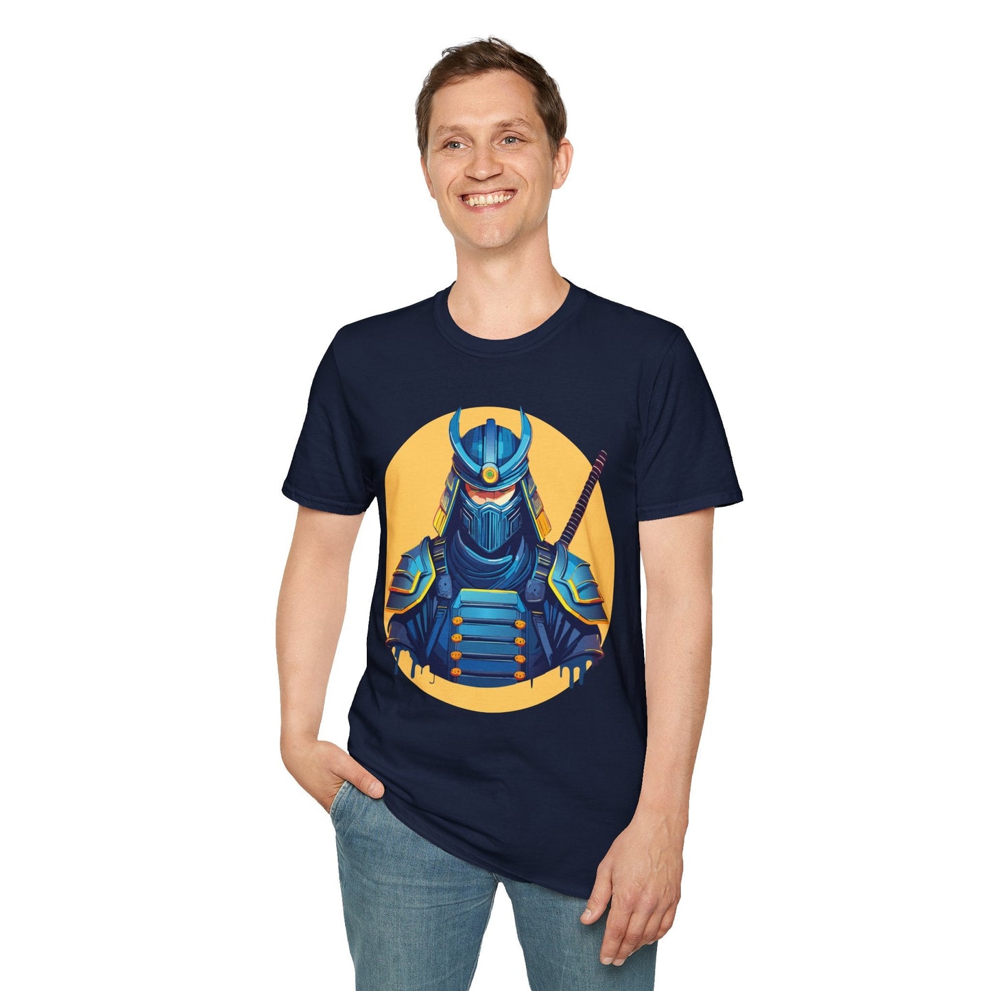 Samurai Shirt Unisex Softstyle T Shirt 100 Percent Ring Spun Cotton Tee For Everyday Comfort