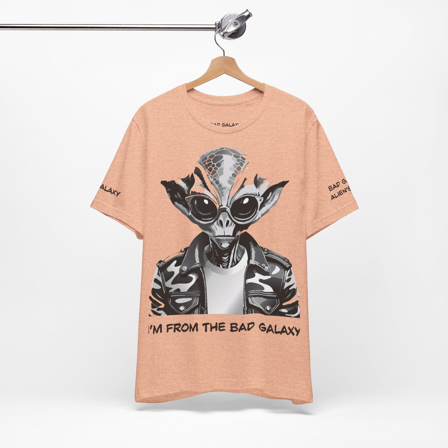 Alien Tee Shirt From Bad Galaxy Made To Order 100 Percent Cotton Eco Friendly Inks