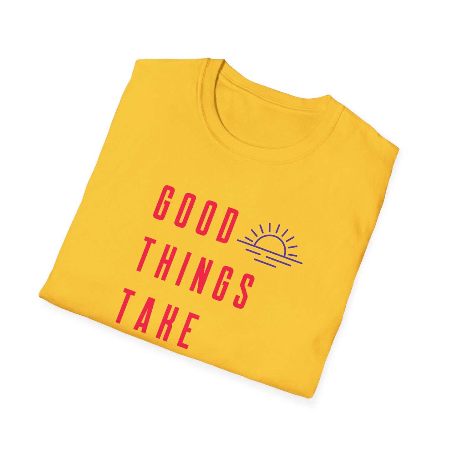 Positive Slogan T Shirt Unisex Gildan Softstyle 64000 Ring Spun Cotton Tee With Positive Words