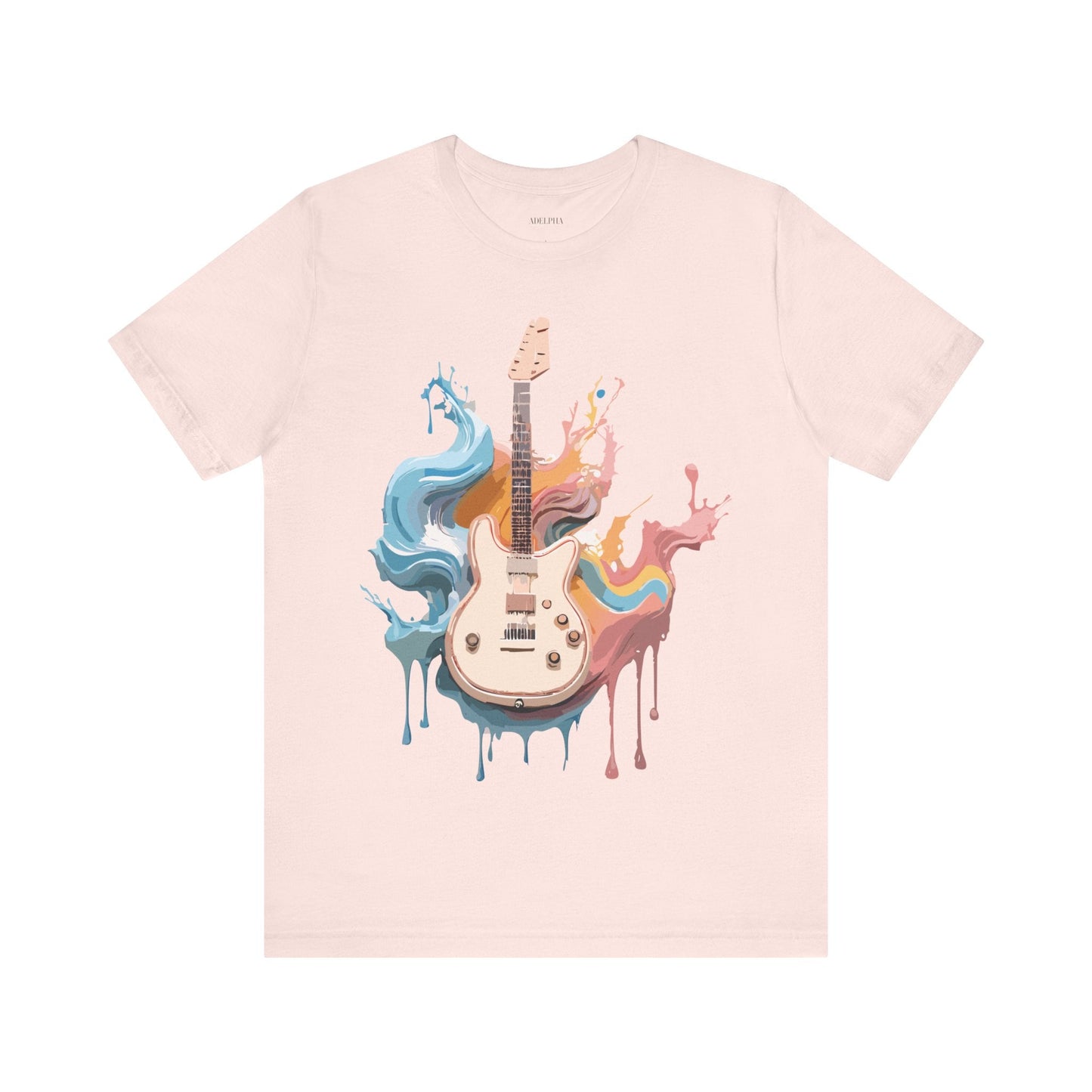 Music T Shirt Unisex Graphic Tee Featuring Original Adelpha Artwork Vintage Inspired Design