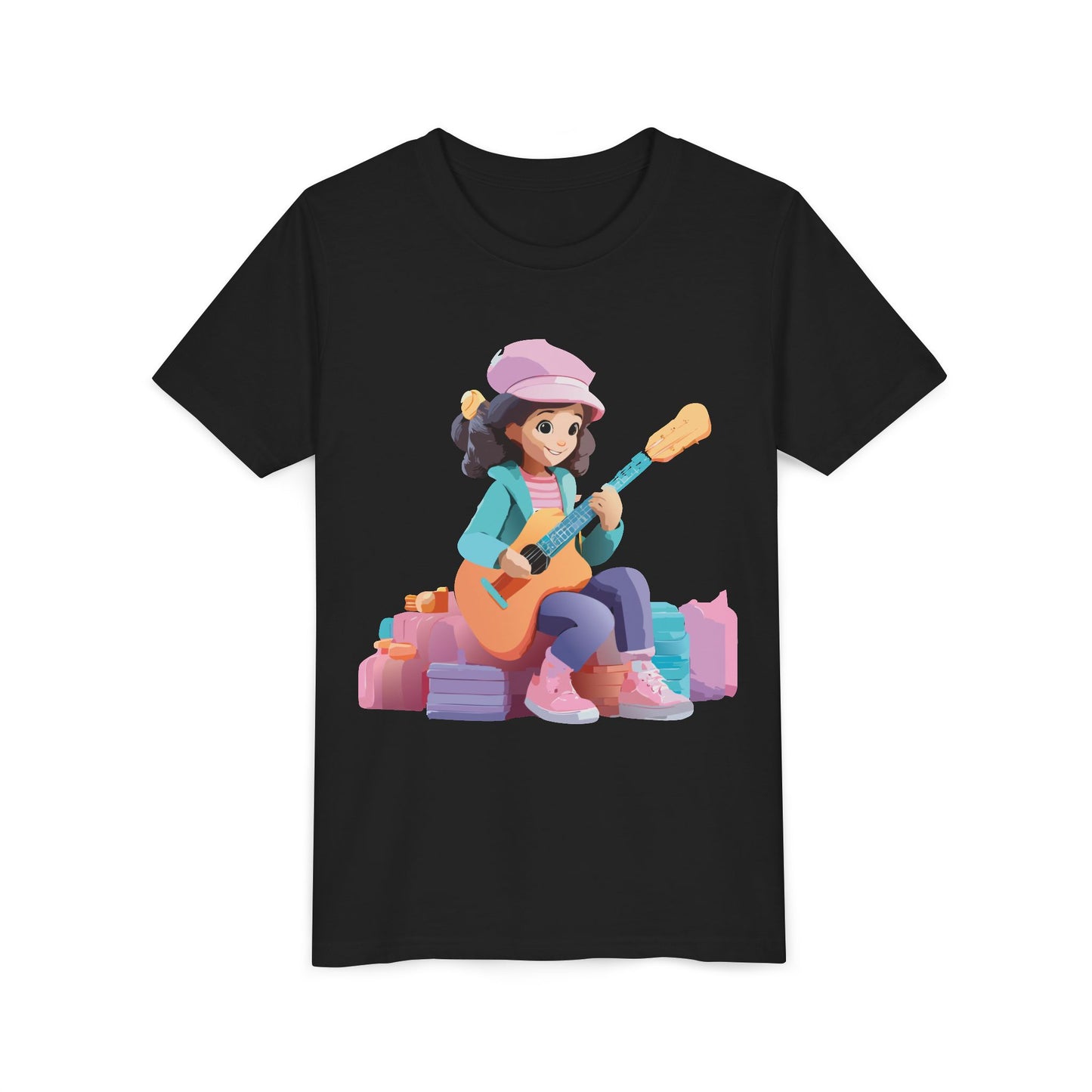 Camiseta gráfica de músico juvenil: perfecta para pequeños artistas y amantes de la música (de 9 a 14 años)