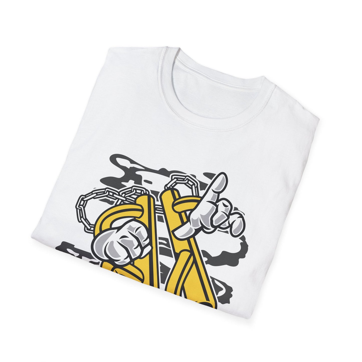 Cartoon T Shirt Animation T Shirt Funny Tee Unisex Softstyle 100 Percent Cotton 64000