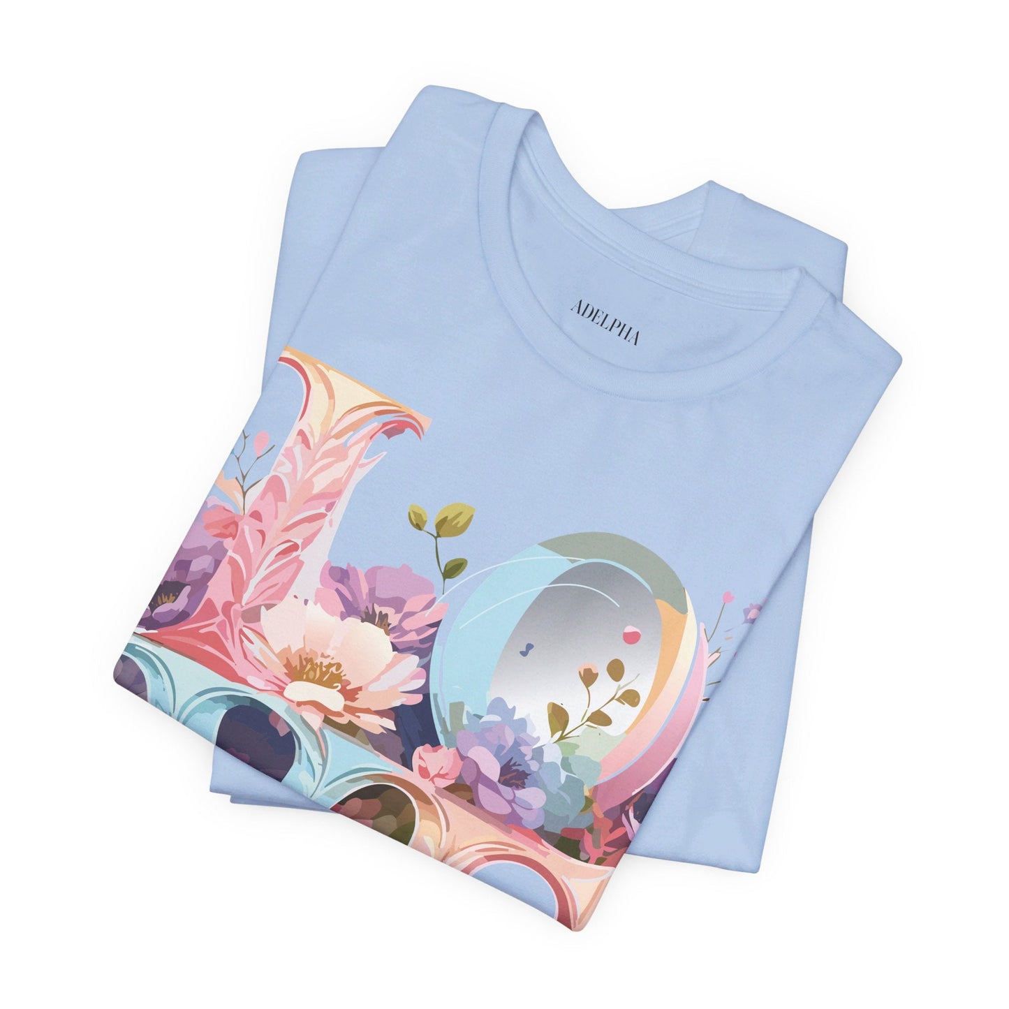 Adelpha Valentine Graphic Tee Unisex Short Sleeve Vintage Inspired Art Design for Everyday Wear