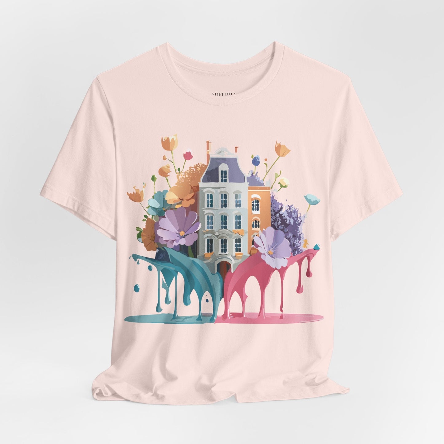 Amsterdam Graphic Tee Unisex Jersey Short Sleeve Shirt Travel Themed Original Artwork