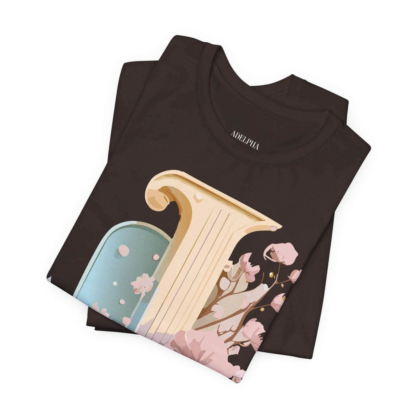 Adelpha Letter J Shirt Unisex Graphic Tee Vintage Inspired Art Design Short Sleeve