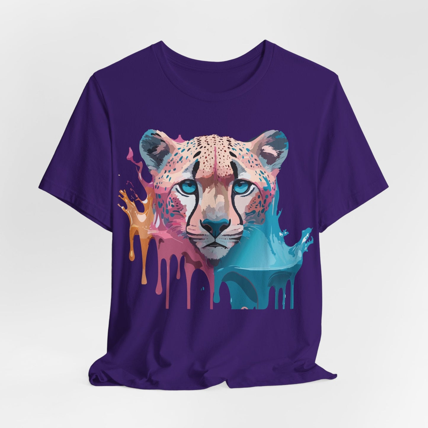 Adelpha Graphic Cheetah Shirt Unisex Vintage Inspired Graphic Tee Art Design