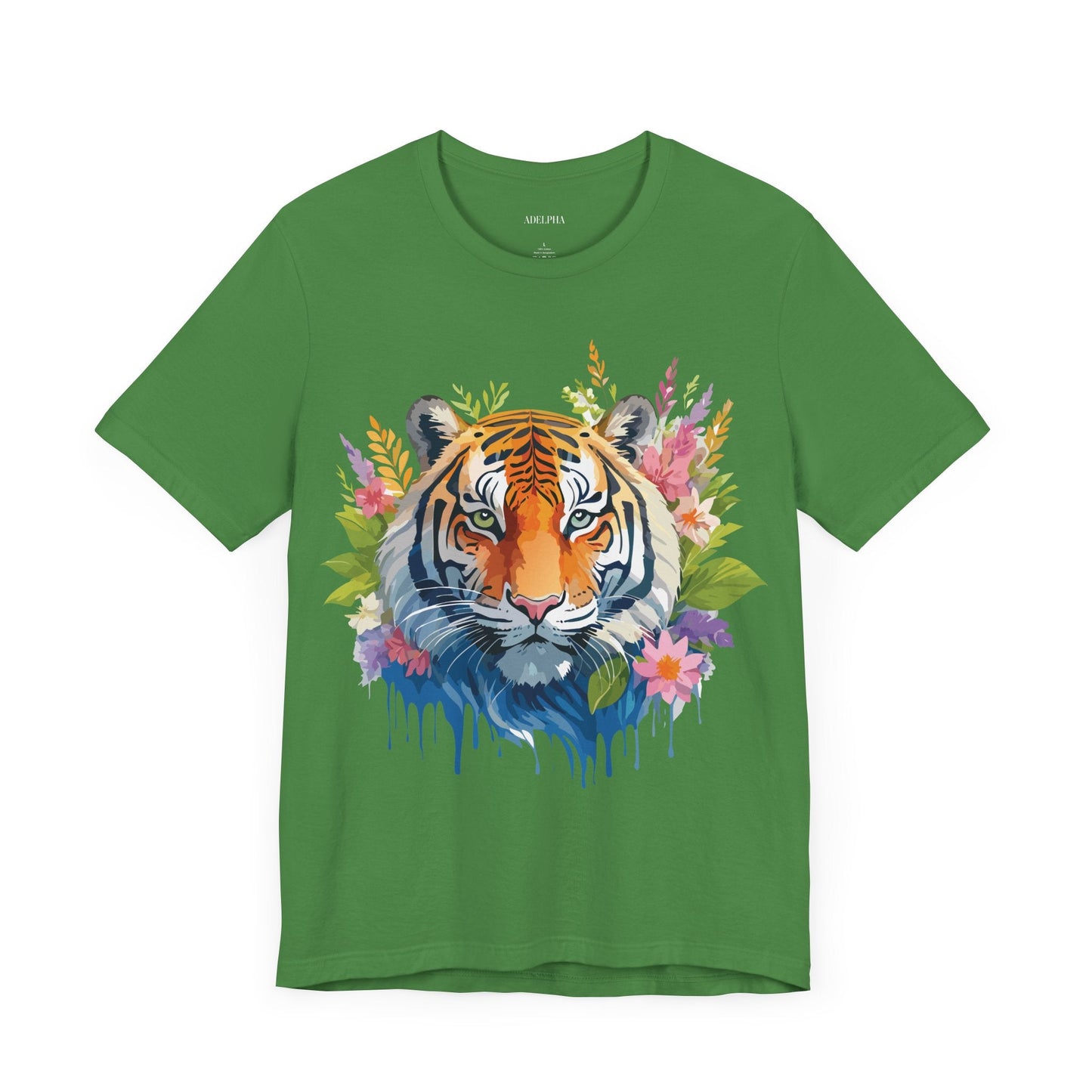 Tiger Graphic Tee Unisex Vintage Style Shirt With Original Adelpha Artwork Premium Quality