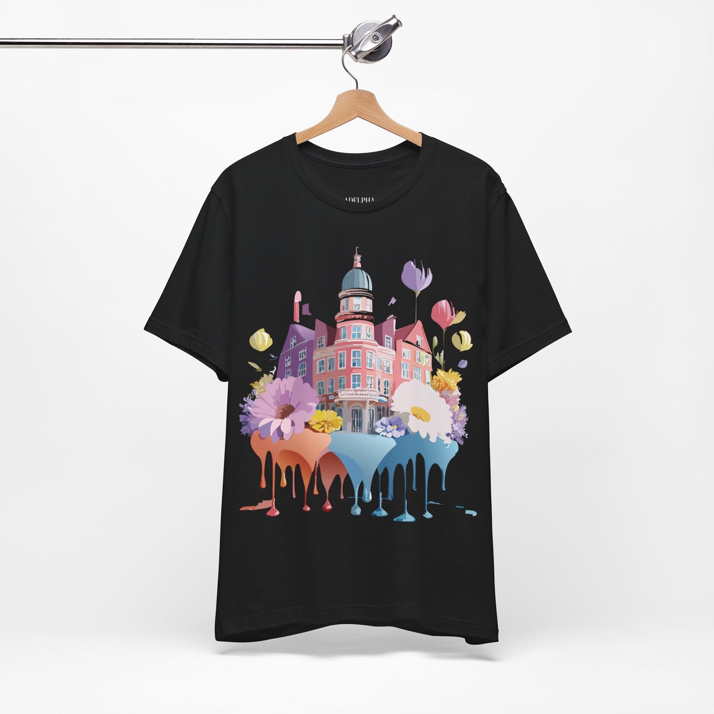 Amsterdam Tourist Shirt Unisex Graphic Tee With Vintage Adelpha Artwork For Everyday Wear